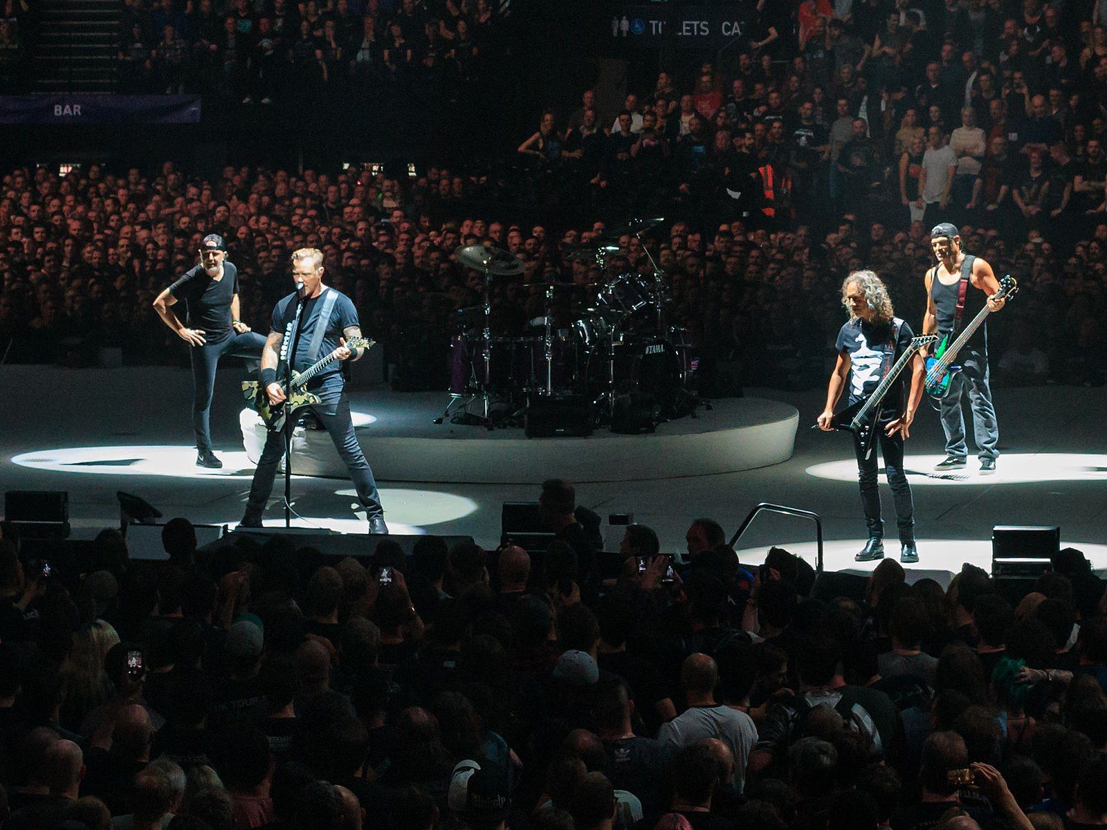 Metallica en concierto, en una imagen de archivo. FOTO: KREEPIN DETH