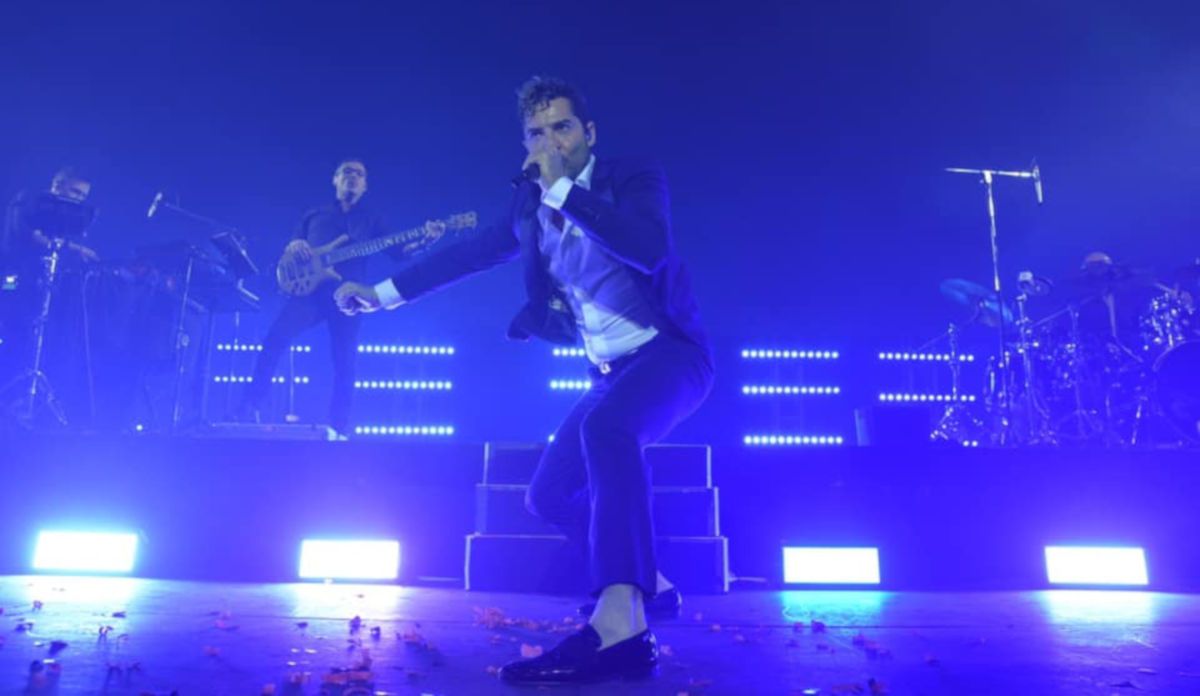 David Bisbal, durante un concierto de su última gira.
