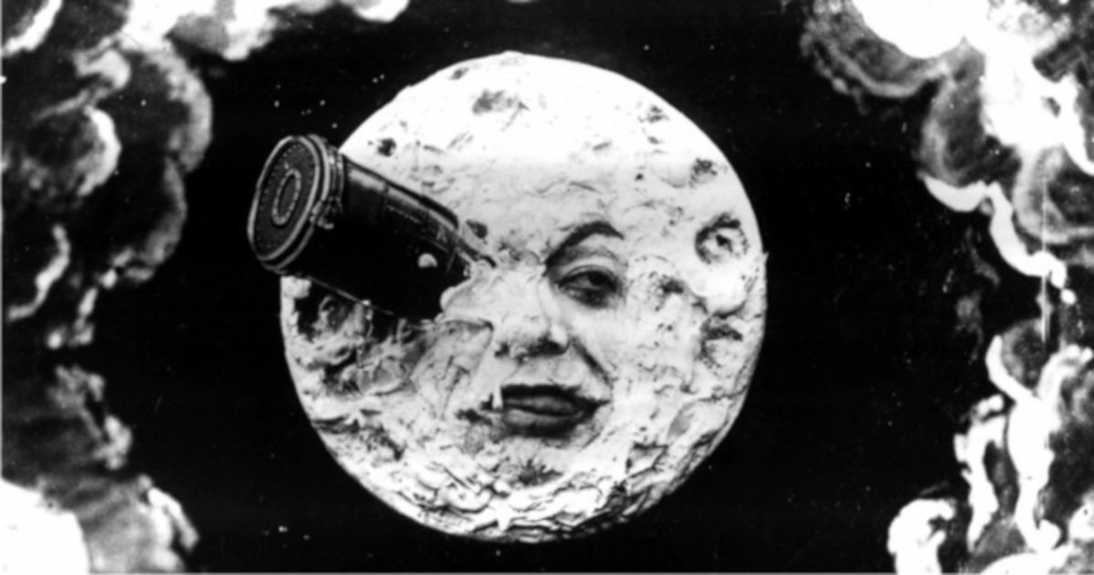 Fotograma de 'Viaje a la Luna', de Georges Méliès.