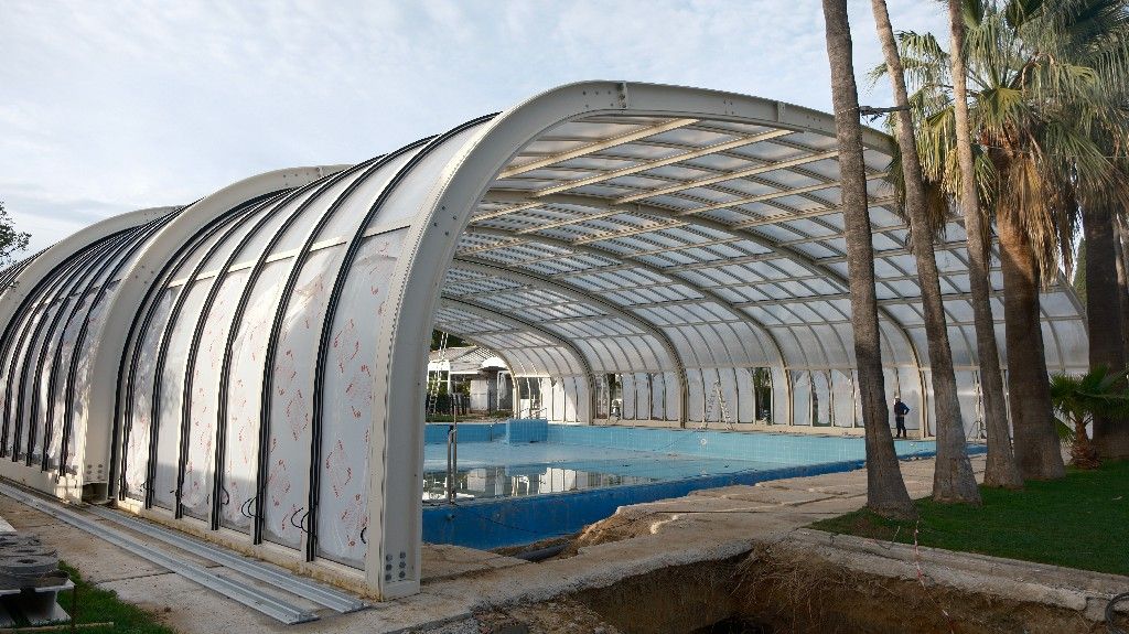 Un aspecto de la piscina climatizada que va a tener el Club Nazaret a partir de abril.