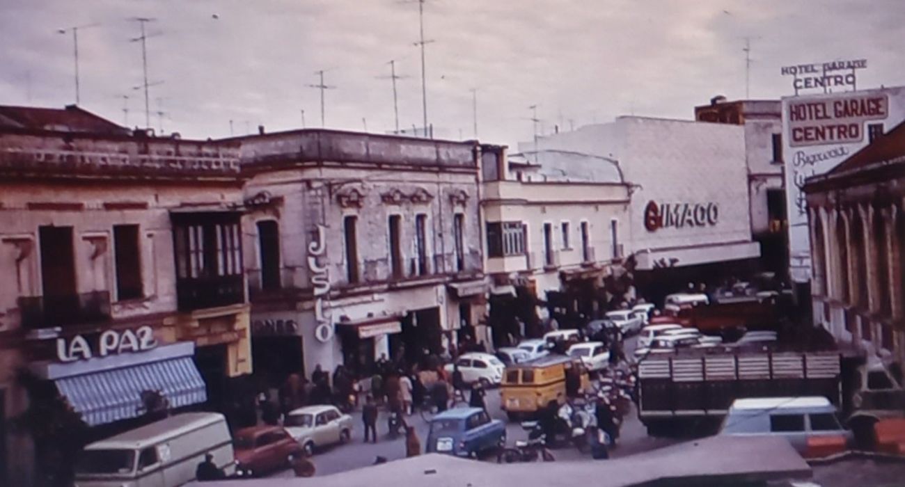 Una imagen de la calle Doña Blanca hace varias décadas.