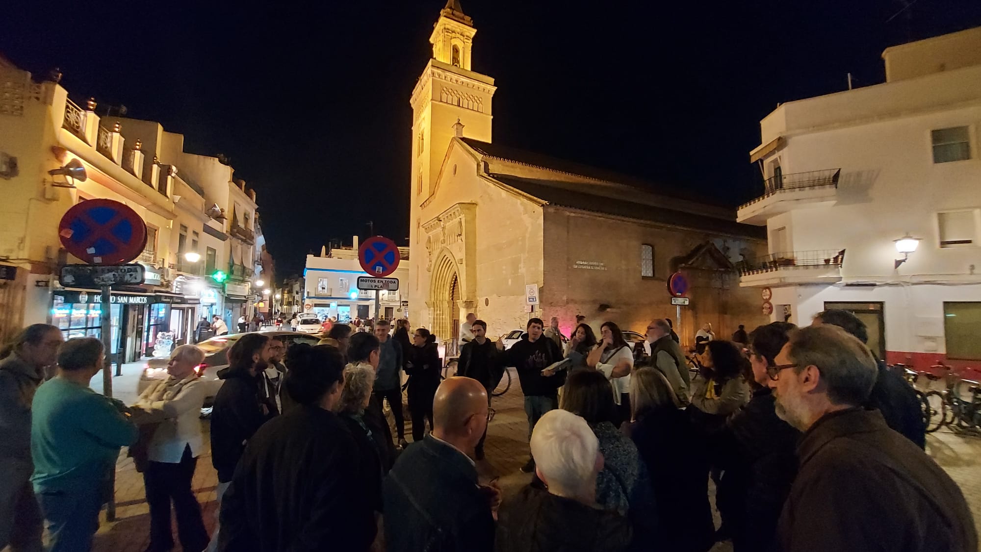 Las protestas de los vecinos del centro de Sevilla.