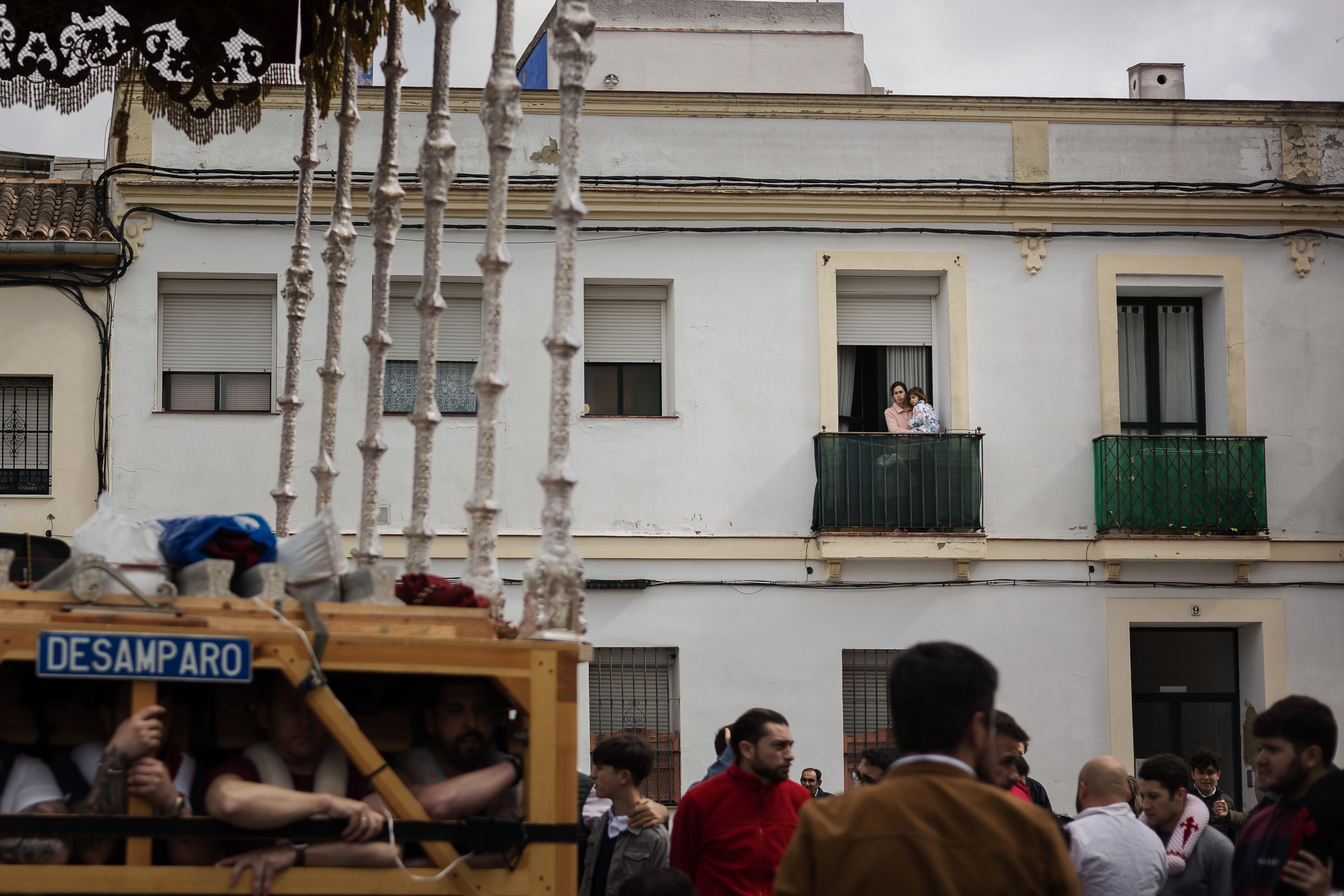 Ensayo del palio del Desamparo.