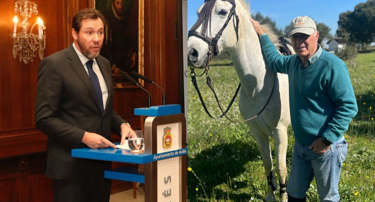 El ministro Óscar Puente y el cantante José Manuel Soto. El ministro Óscar Puente y el cantante José Manuel Soto.