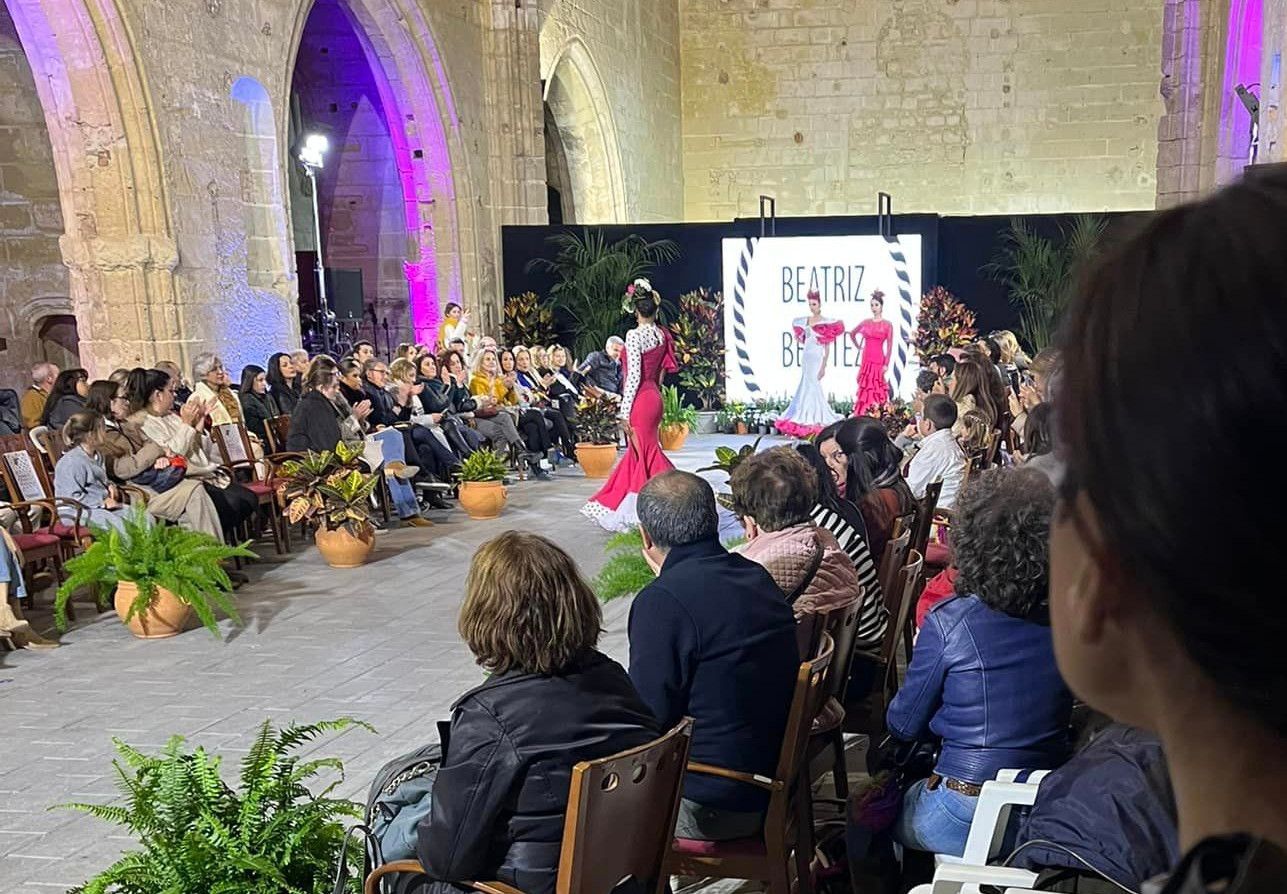 Pasarela flamenca en El Puerto en una edición pasada. 