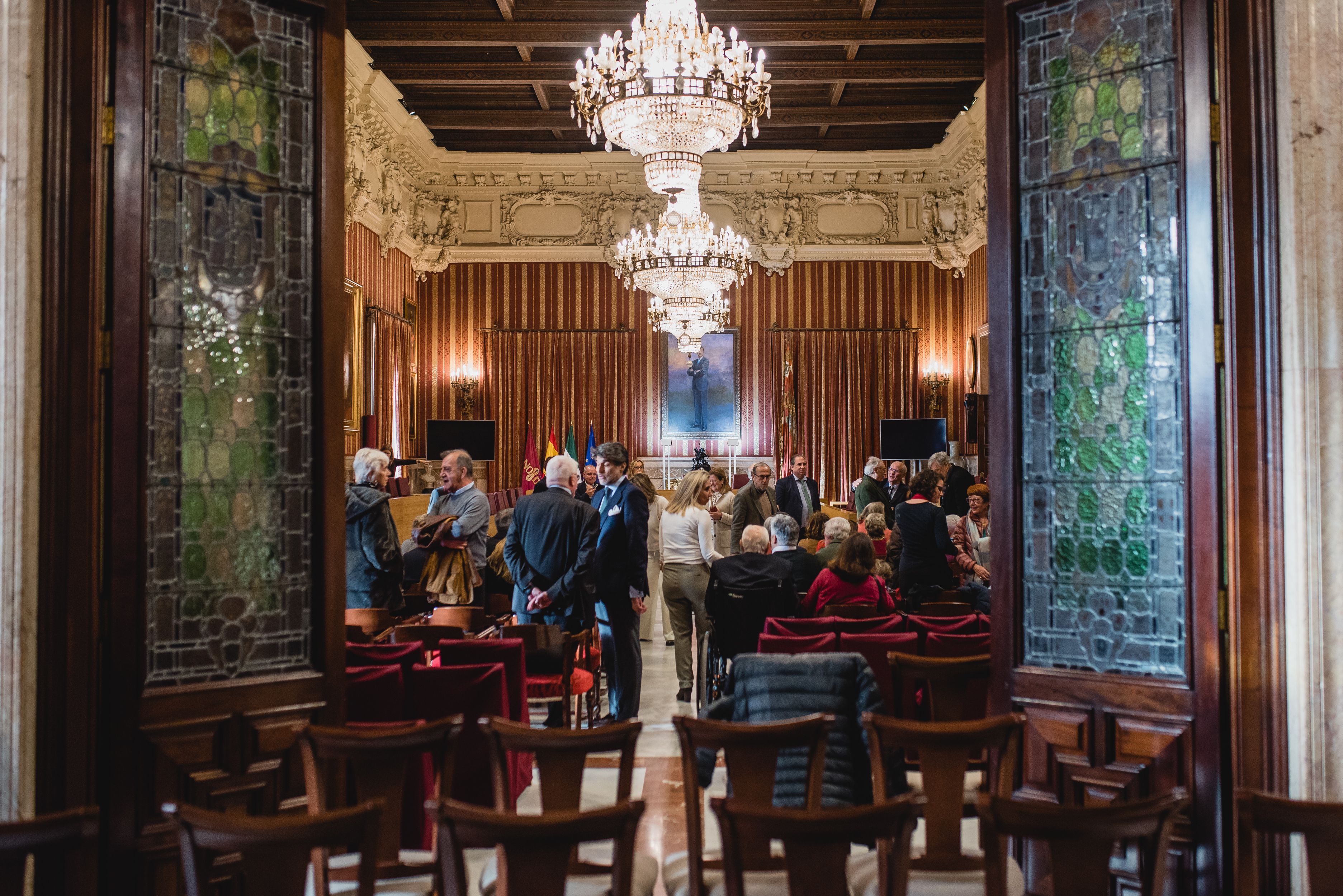 Los actos previos de este 28F de 2024 en el Ayuntamiento de Sevilla, en imágenes.