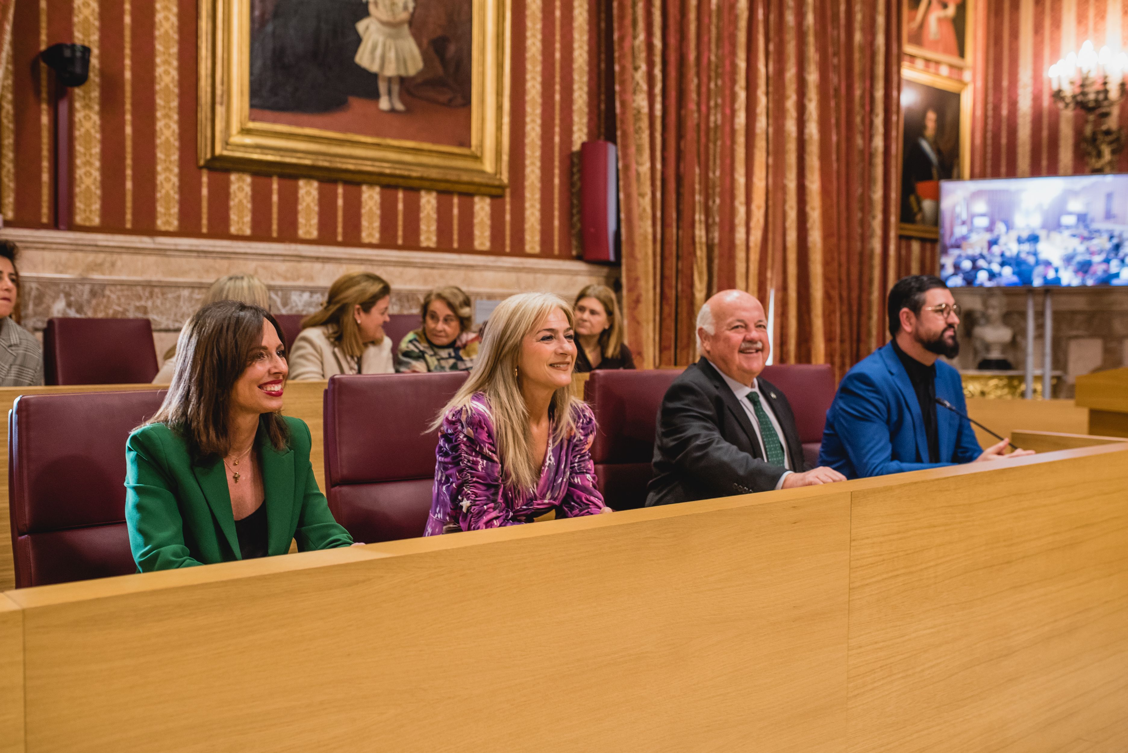 Los actos previos de este 28F de 2024 en el Ayuntamiento de Sevilla, en imágenes.