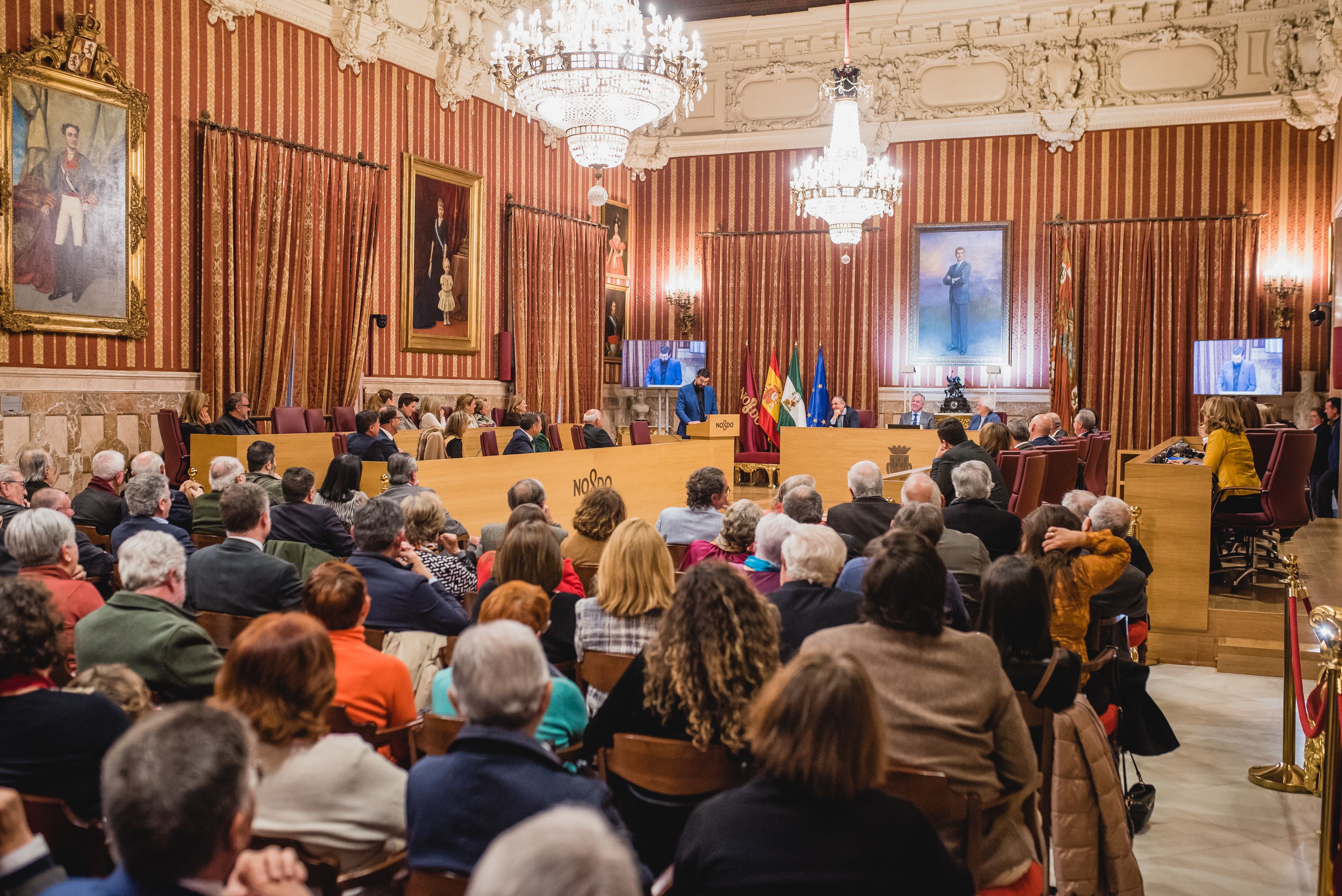 Los actos previos de este 28F de 2024 en el Ayuntamiento de Sevilla, en imágenes.