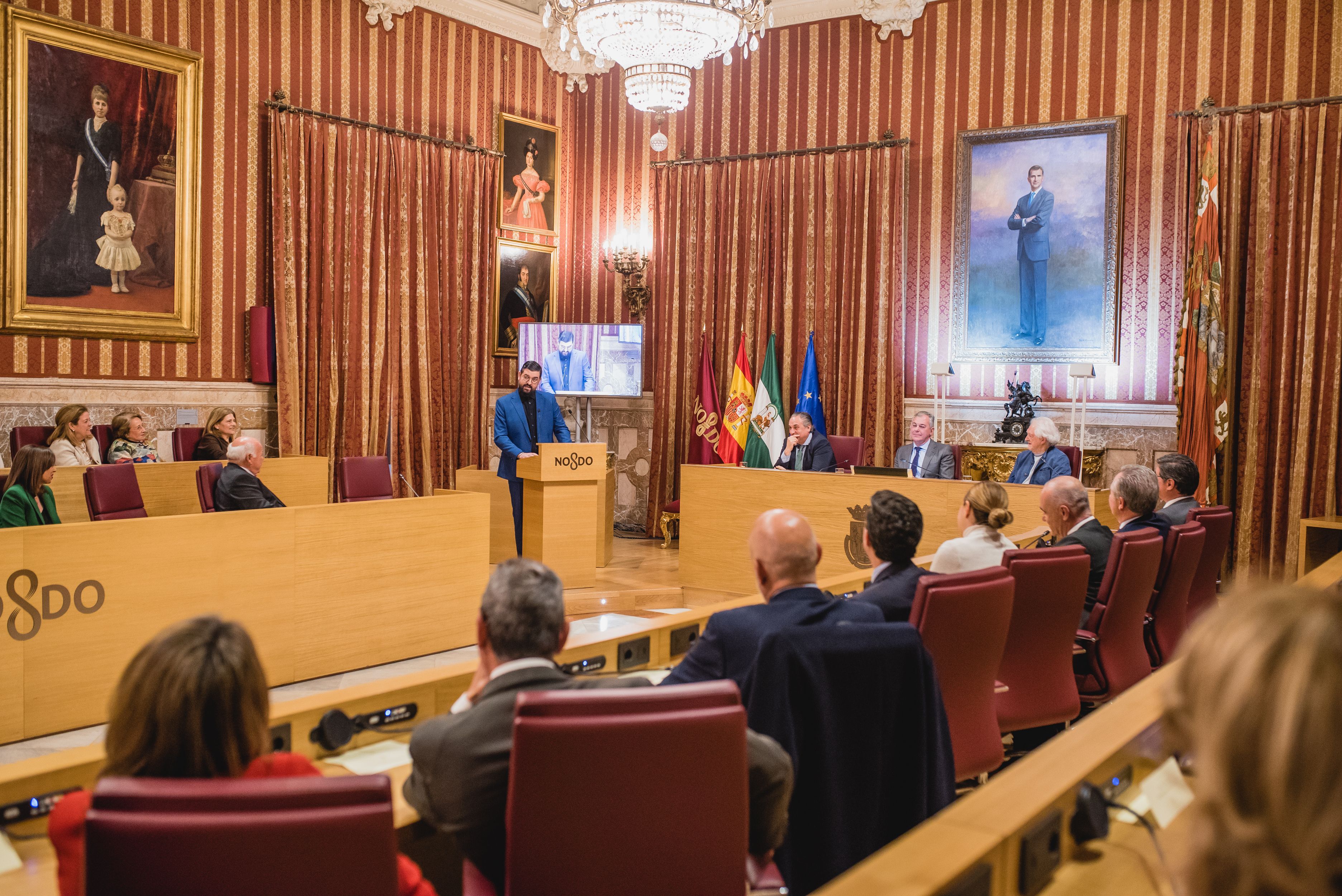 Los actos previos de este 28F de 2024 en el Ayuntamiento de Sevilla, en imágenes.