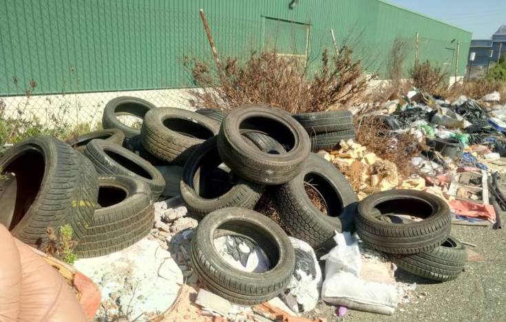 Imagen del vertedero.