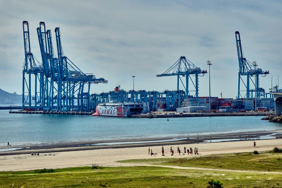 La playa del Rinconcillo de Algeciras, en una imagen reciente.