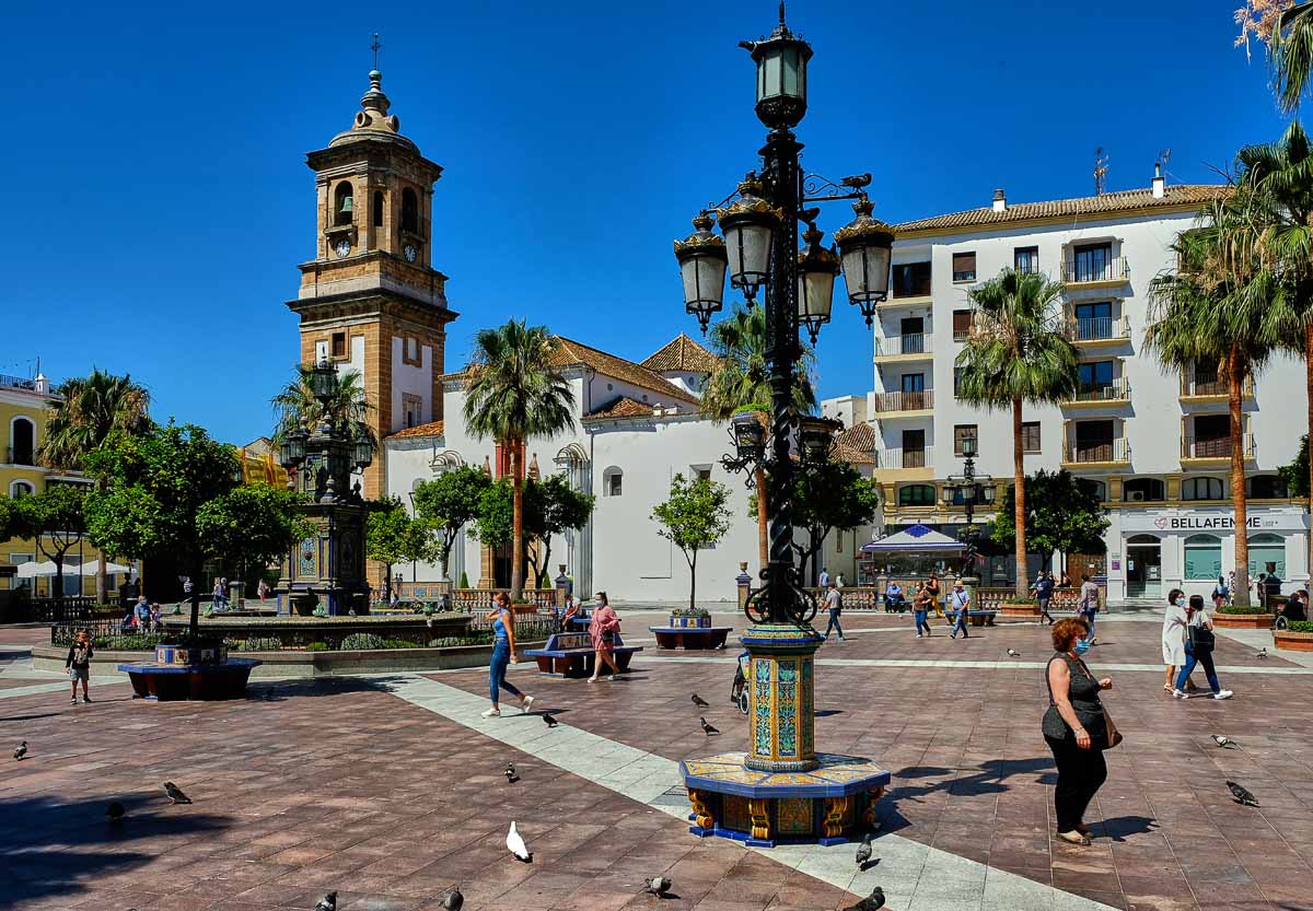 La Plaza Alta de Algeciras, en una imagen de archivo.
