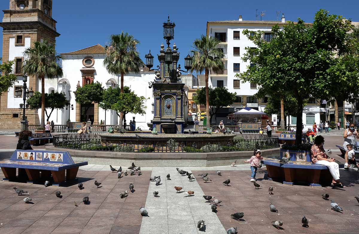 Una imagen de Algeciras de archivo, durante la crisis del covid.