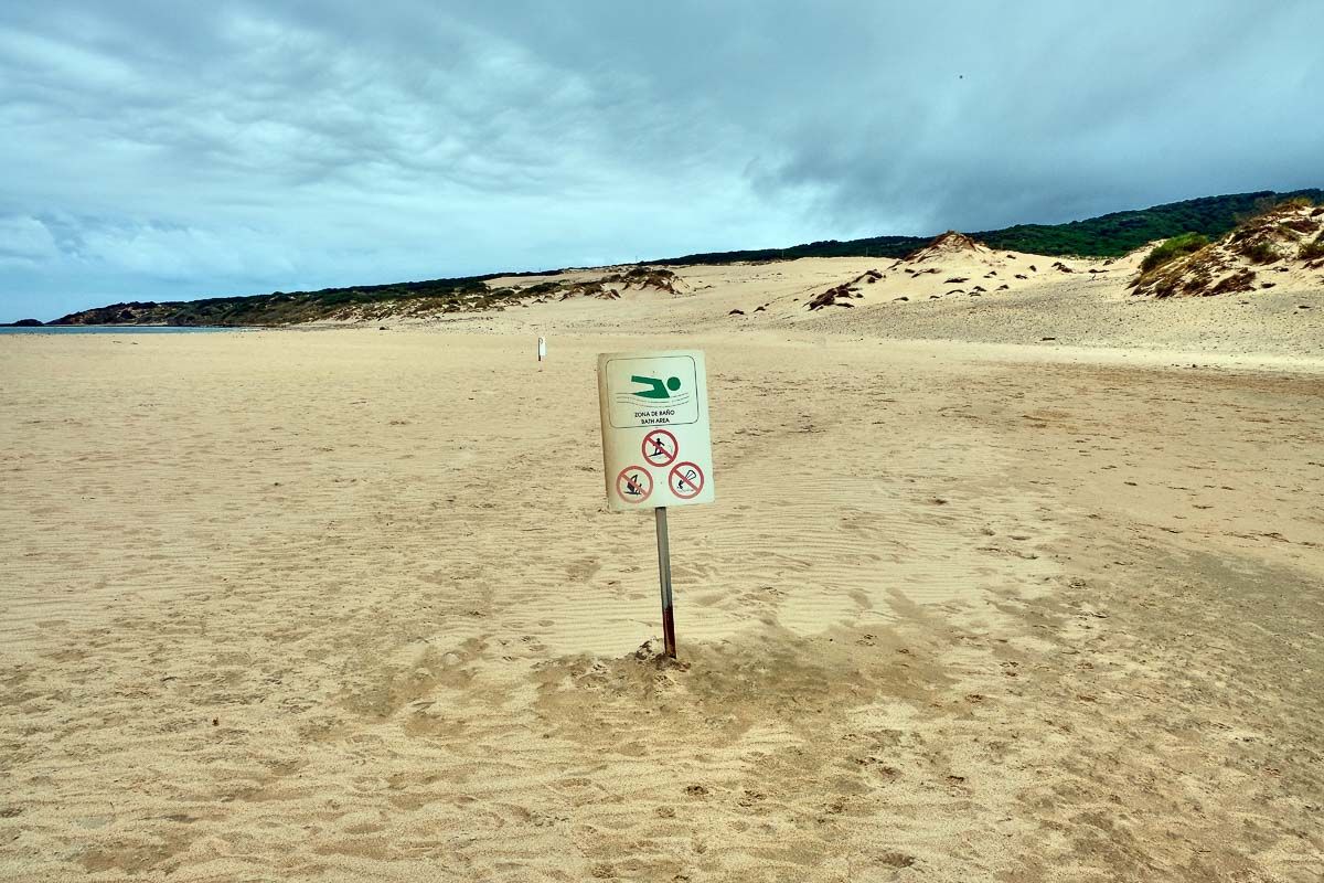 La playa de Valdevaqueros, en una imagen de archivo.