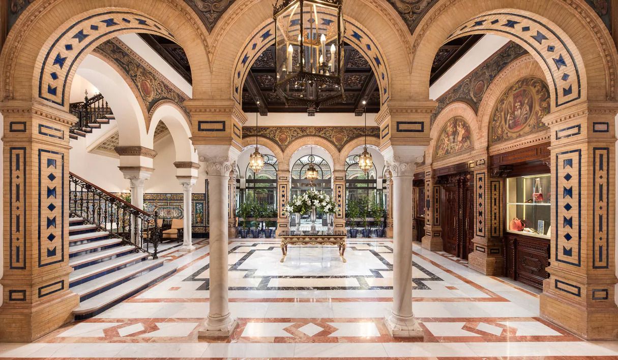 El hotel Alfonso XIII, una de las joyas del turismo en Sevilla.