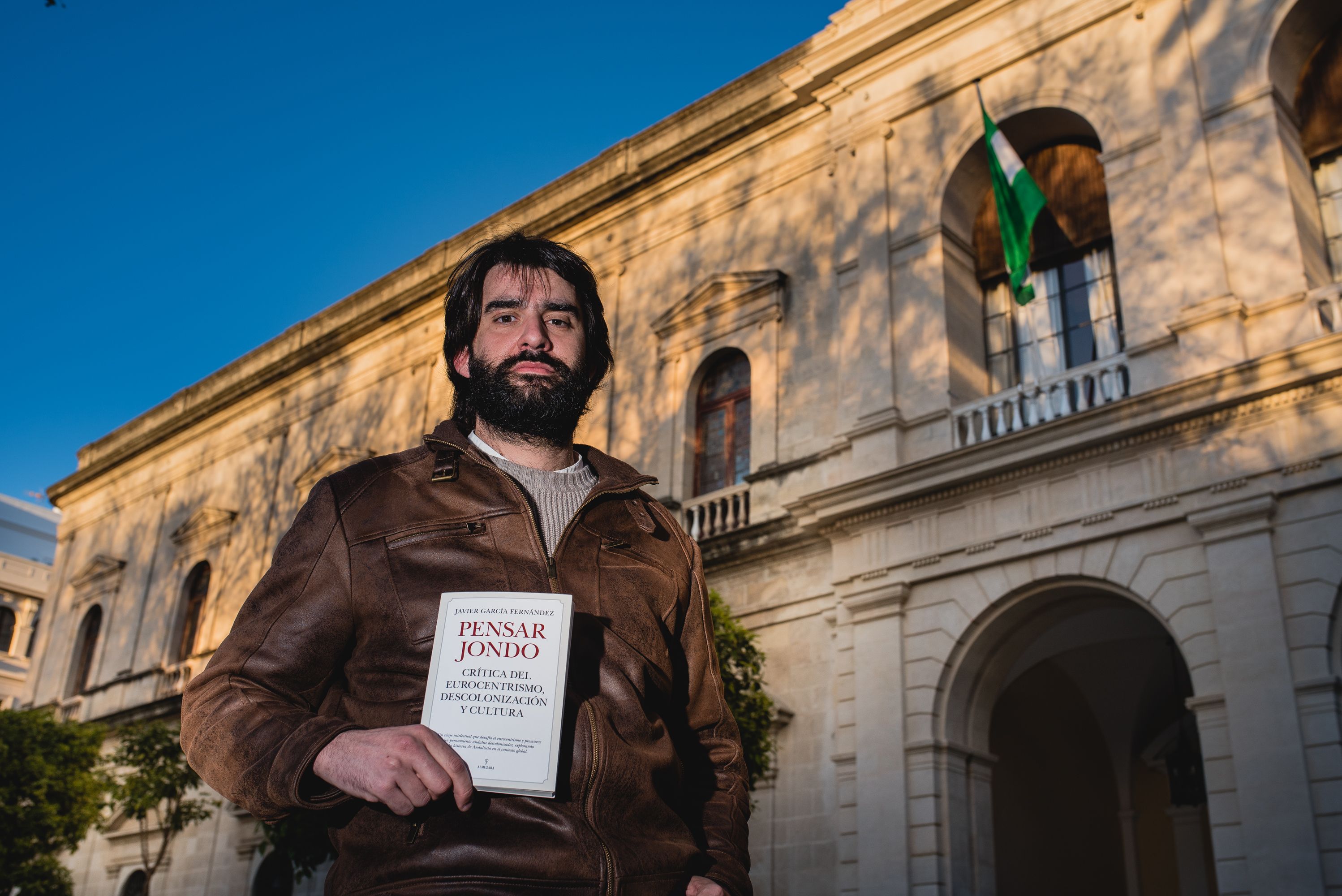 El autor de 'Pensar jondo', el pasado marte en Sevilla. Mauri Buhigas