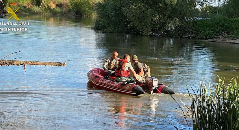 La Guardia Civil, en la confluencia del Duero-Pisuerga.