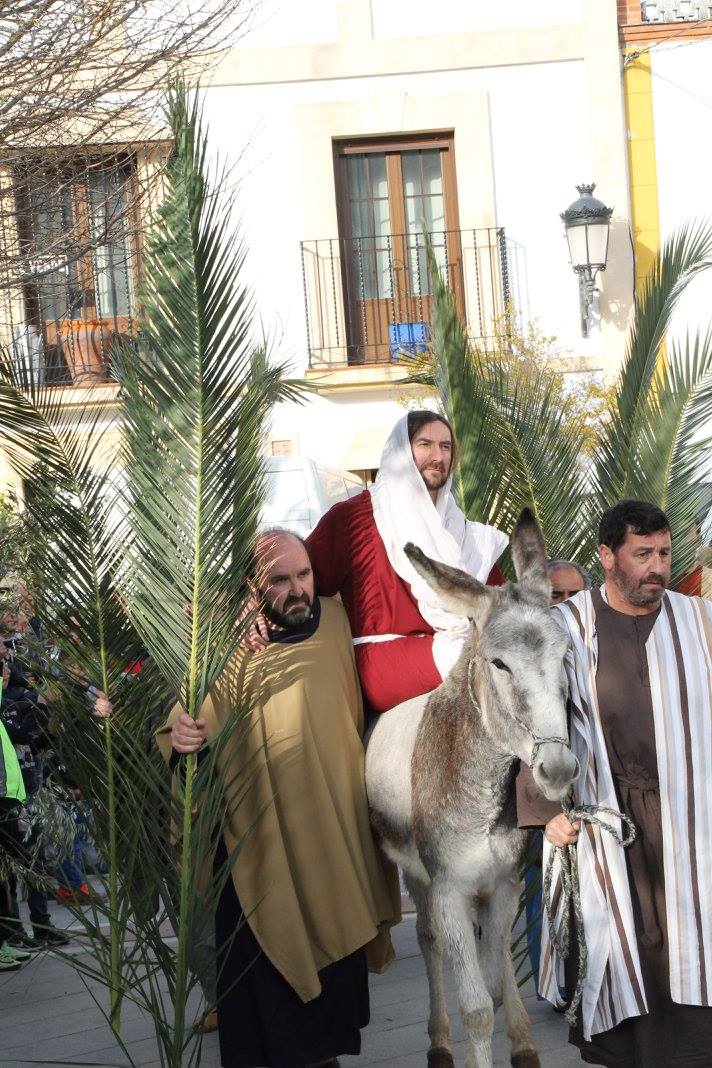 Recreación de la Triunfal Entrada en Jerusalén.