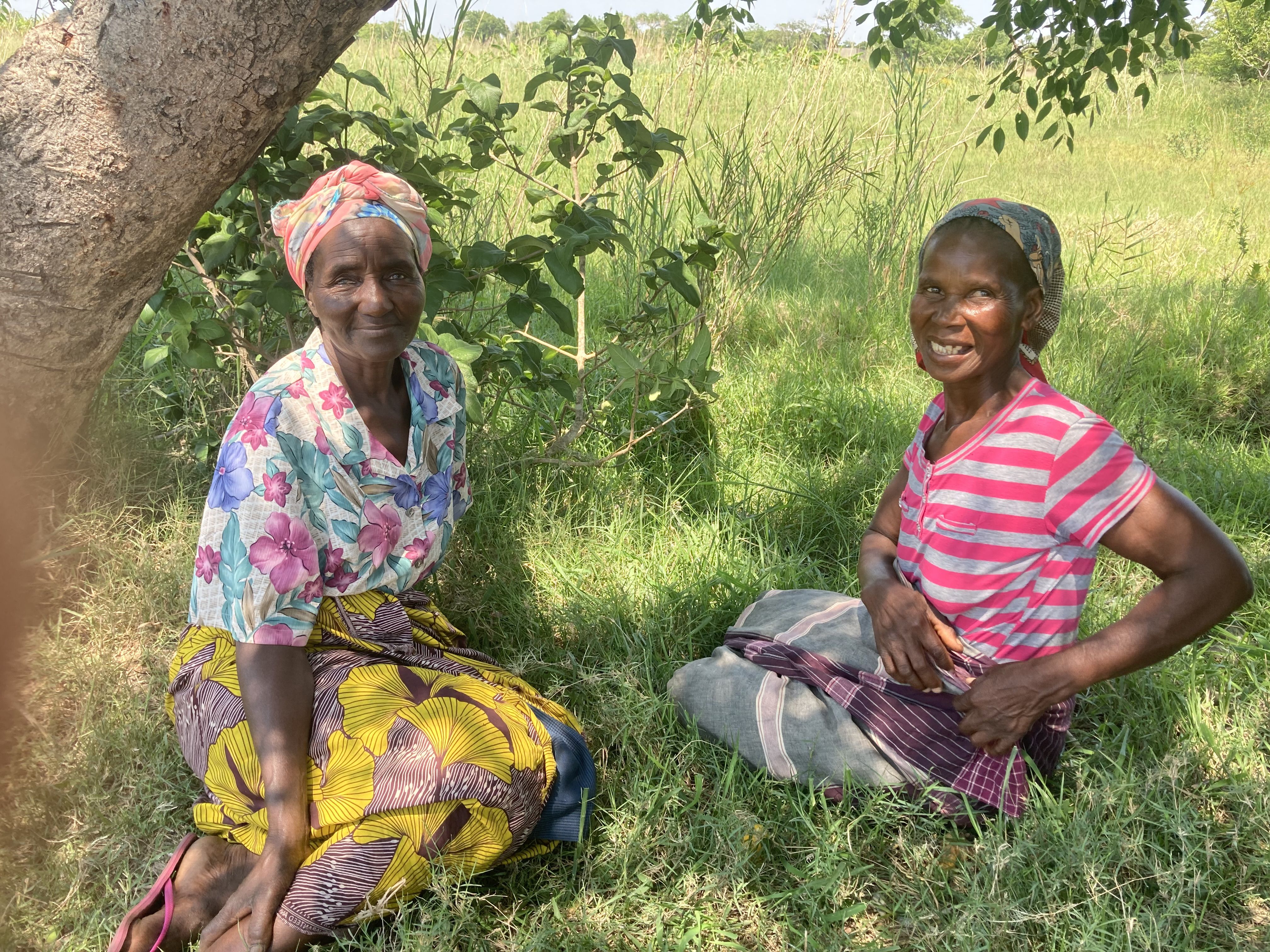 Mujeres mozambiqueñas que participan en este programa. 