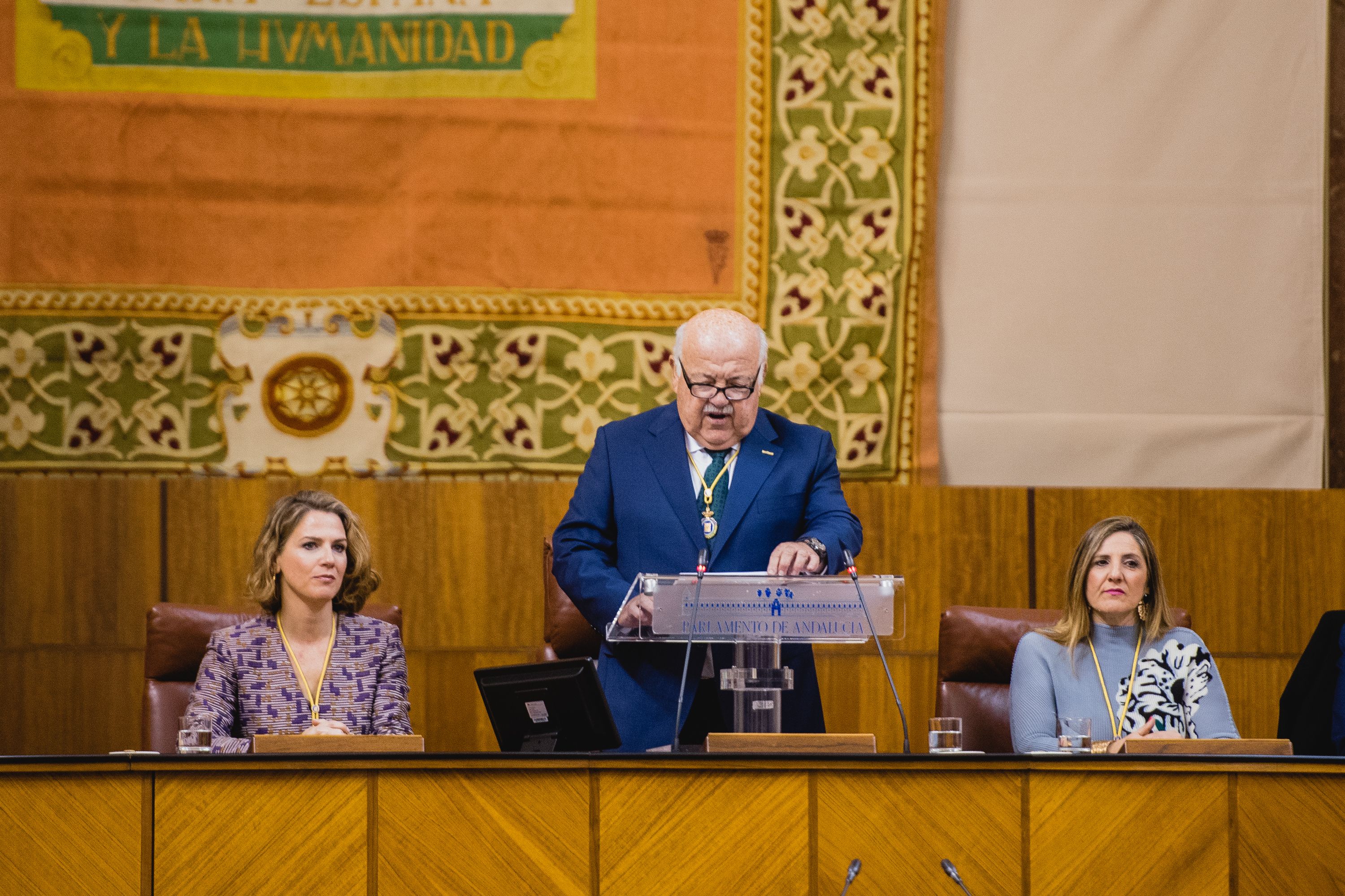 Jesús Aguirre, presidente del Parlamento, en un acto reciente.