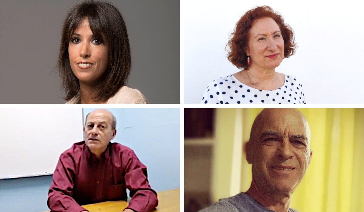 De arriba abajo y de izquierda a derecha: Martina Velarde, María Jesús Castaño, José Luis Vicién y Miguel Aguilera.