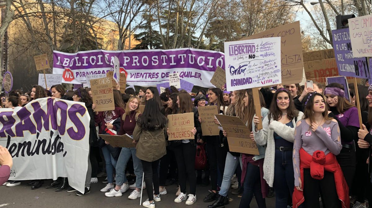 Una manifestación por el 8 de marzo. FOTO: Wikimedia