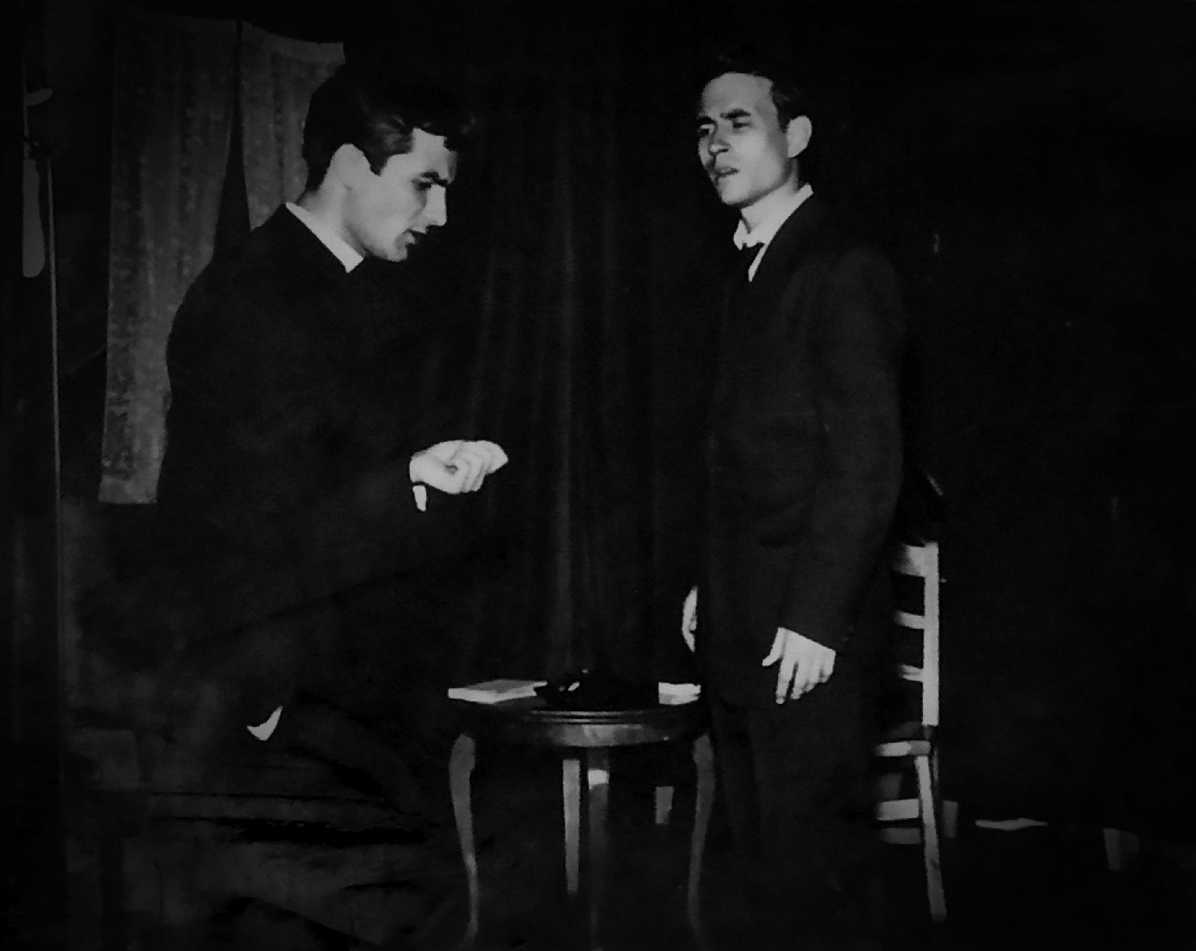 Luis Pérez Palacios y Francisco Benítez Hita en 'Lucha hasta el alba'. Archivo de Milagros Pacheco