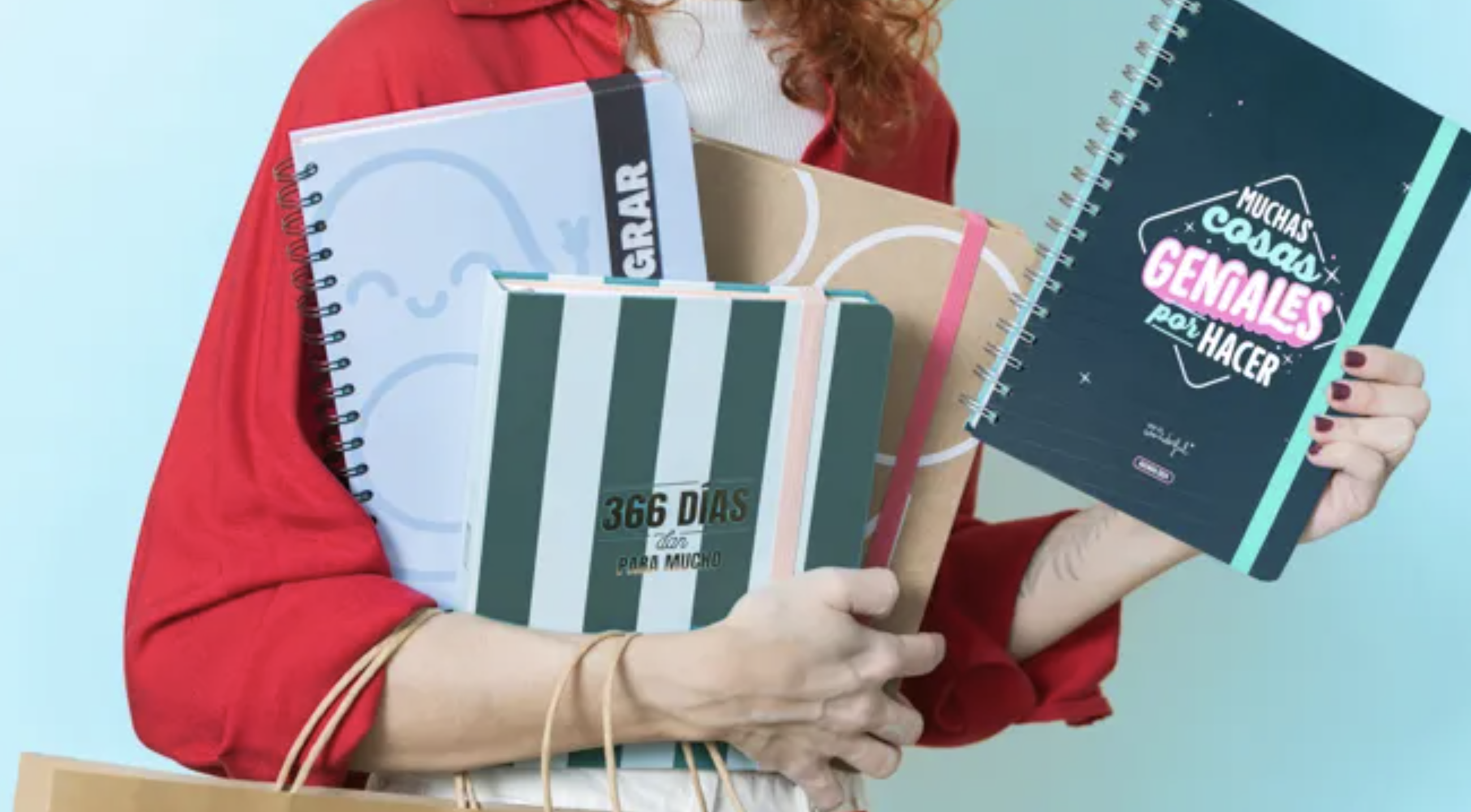 Agendas de Mr. Wonderful, uno de sus productos más populares.