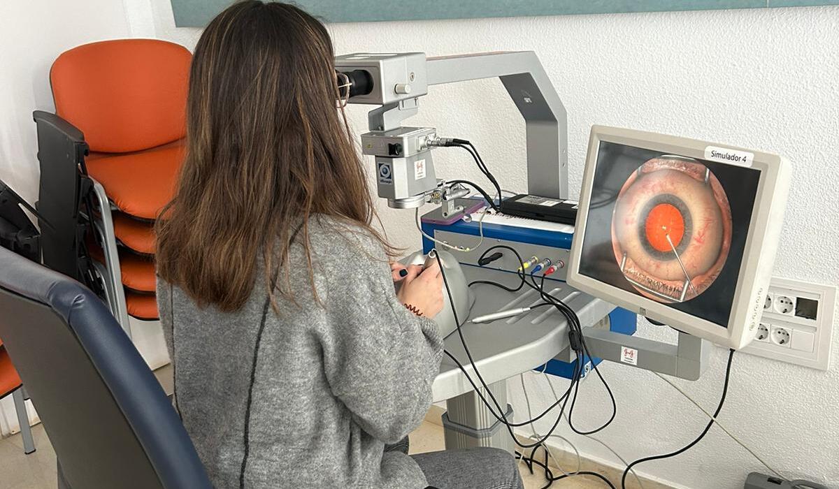 El curso con simulación para las operaciones de la vista en San Fernando.