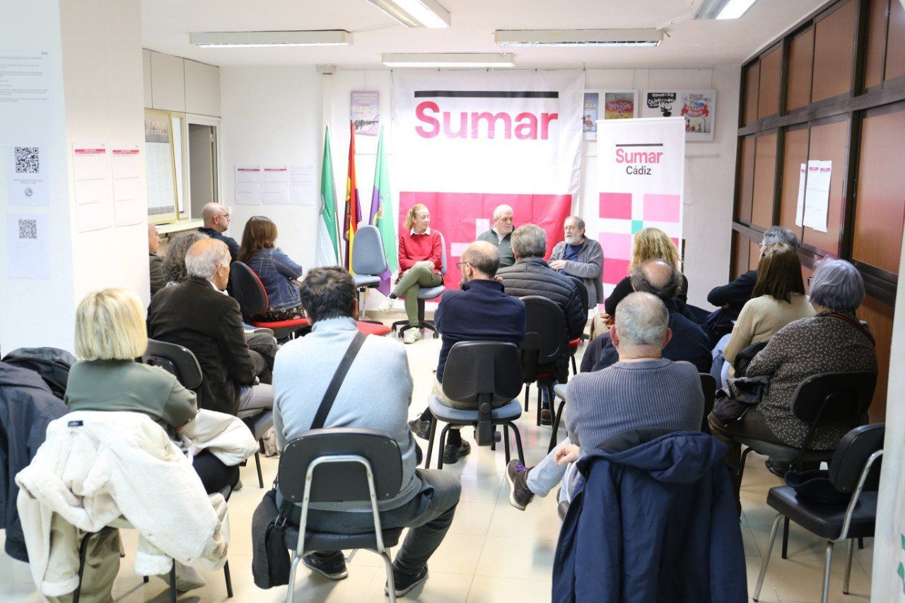 Uno de los encuentros de Sumar en la provincia de Cádiz.