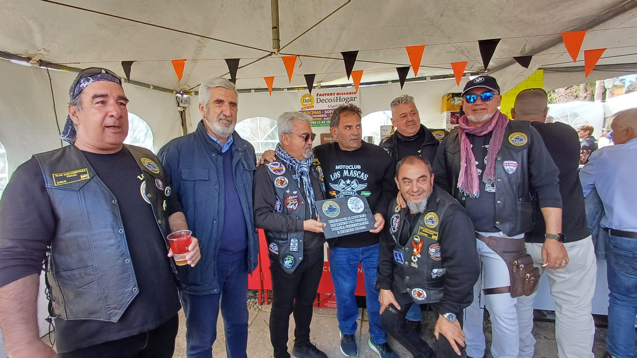 La primera concentración del Moto Club Los Mascas de Chipiona, en imágenes.