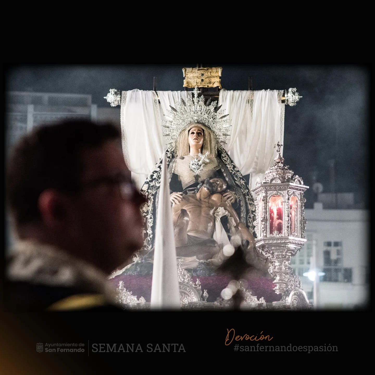 Imagen de archivo de la Semana Santa de San Fernando.