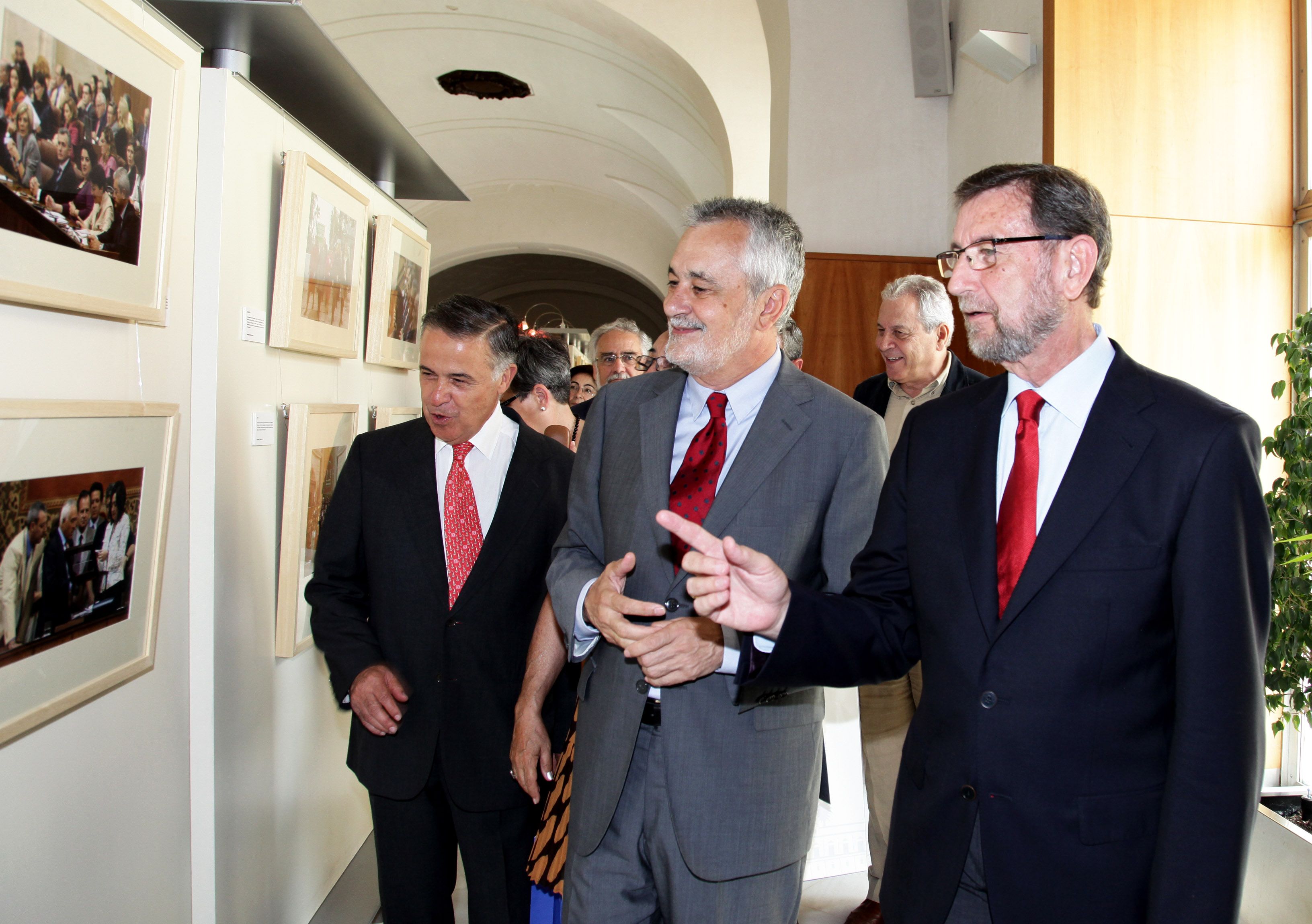 José Antonio Griñán en el Parlamento de Andalucía.