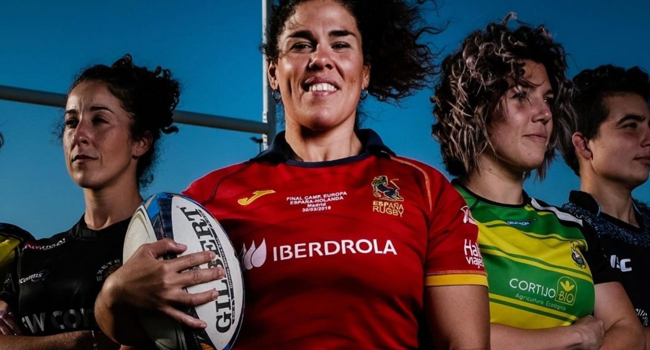 'Bimba' Delgado, en el centro de la imagen, junta a otras grandes del rugby. 'Bimba' Delgado, en el centro de la imagen, junta a otras grandes del rugby.