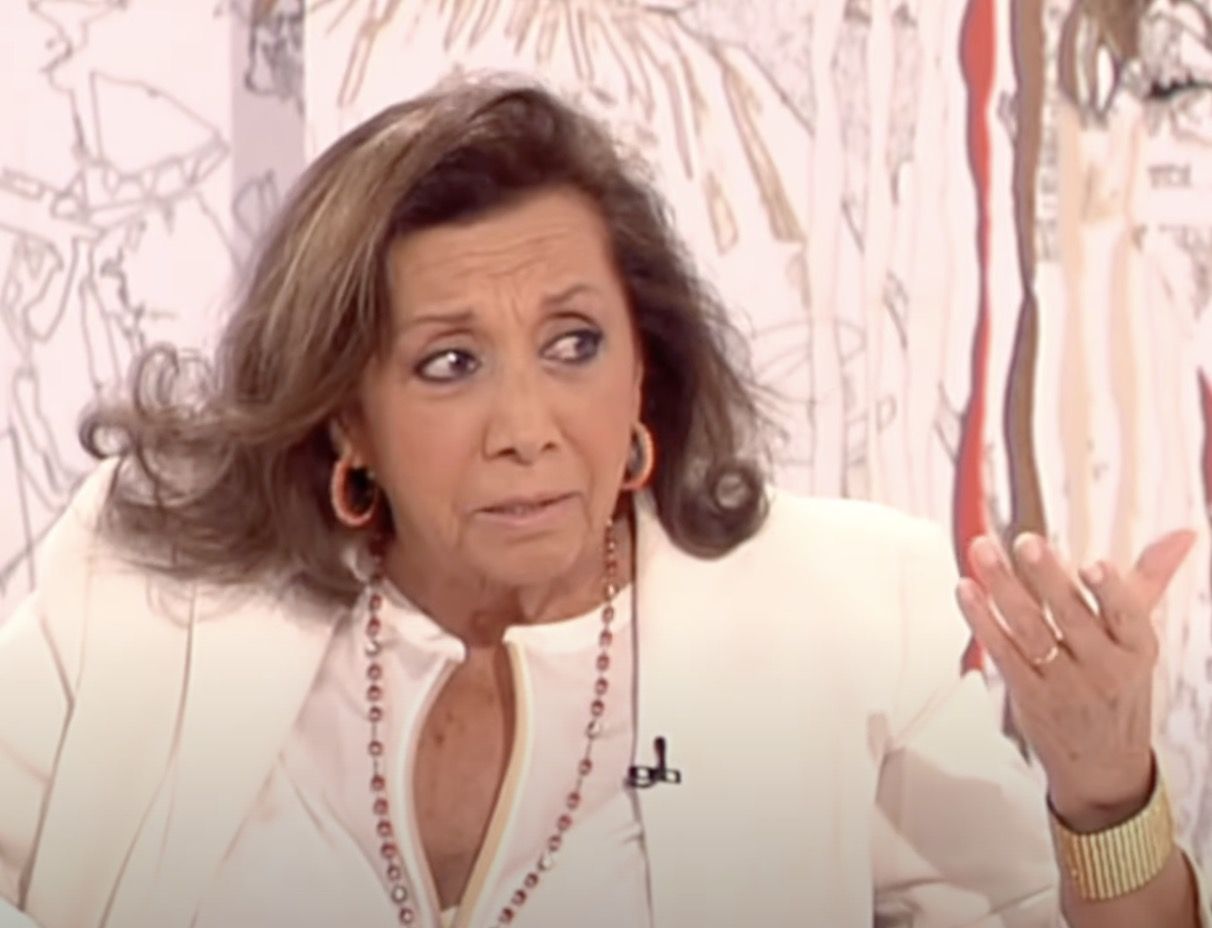 Luisa Ortega, en una de sus última apariciones públicas, participando en el programa 'Cine de Barrio' de Televisión Española.