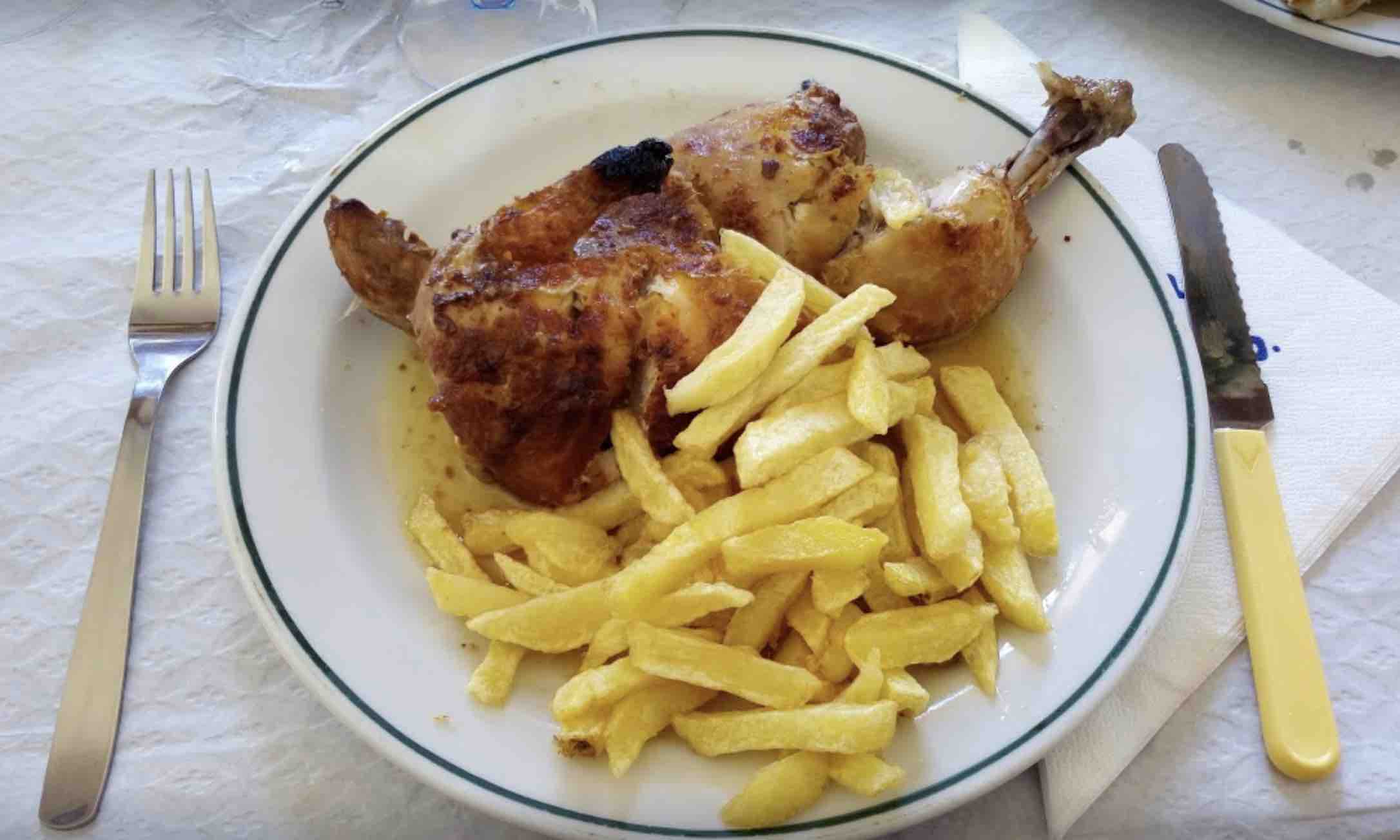 Un plato de Casa Mayte en Chiclana, en una imagen de Google.
