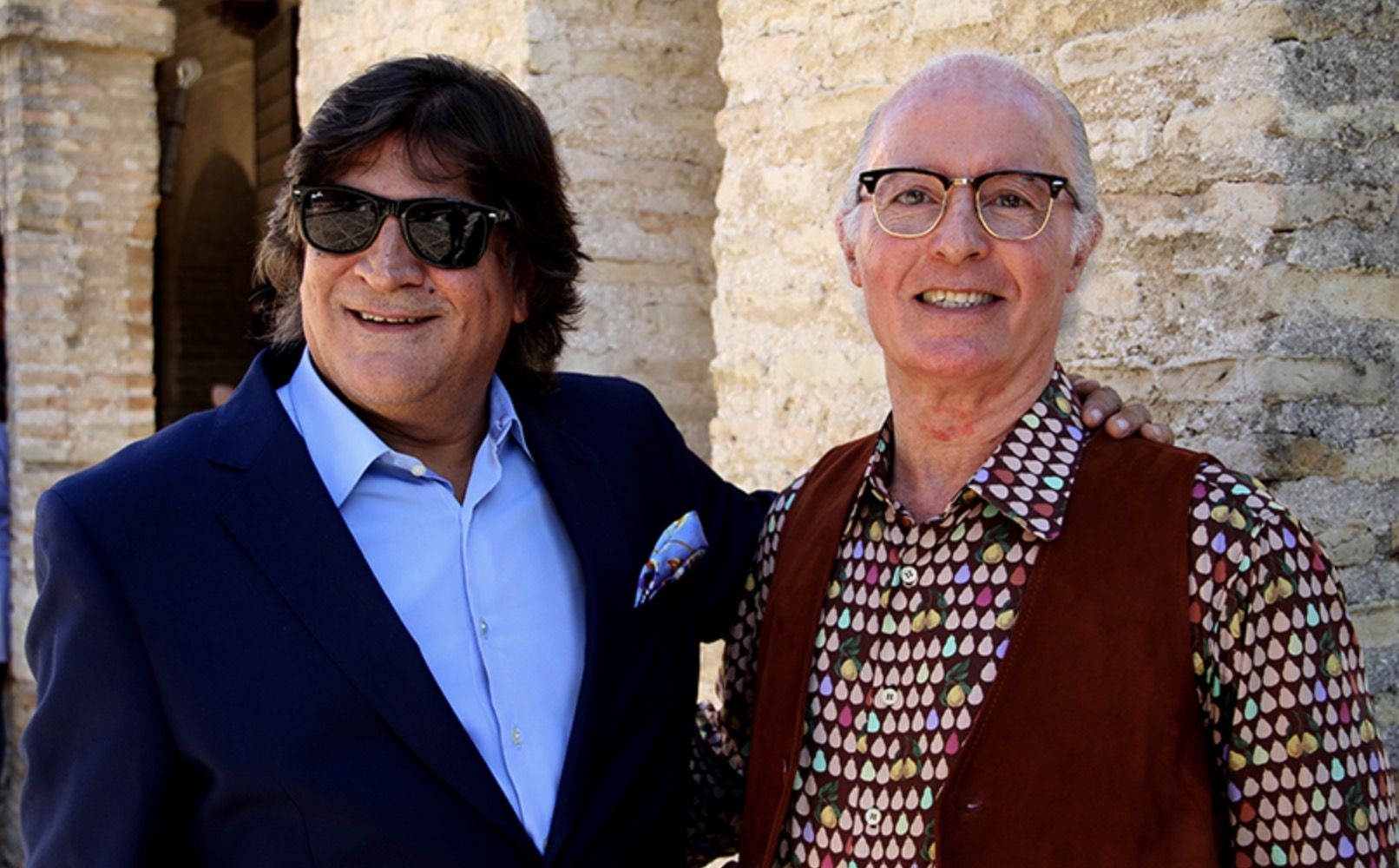 Rafael Lorente, junto a Vicente Soto, en una imagen de archivo durante una presentación del Festival de Jerez