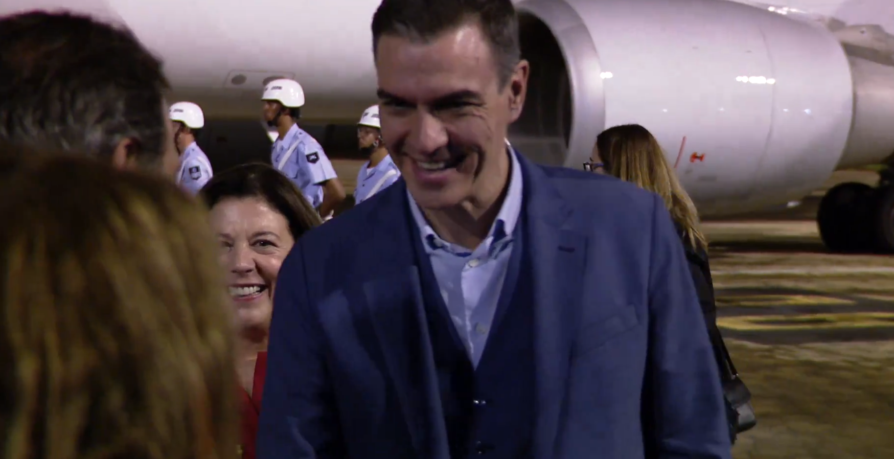 Pedro Sánchez, en Brasil, donde ha comunicado los avances con el partido de Pugidemont.