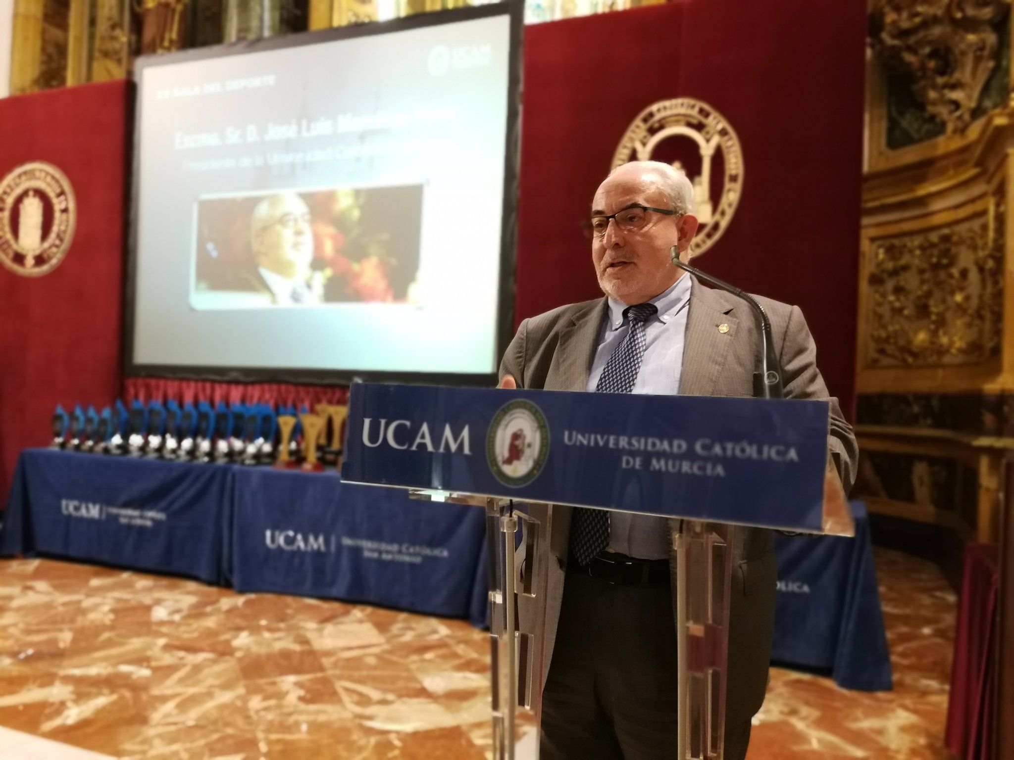 José Luis Mendoza, presidente de la UCAM. FOTO: UCAM