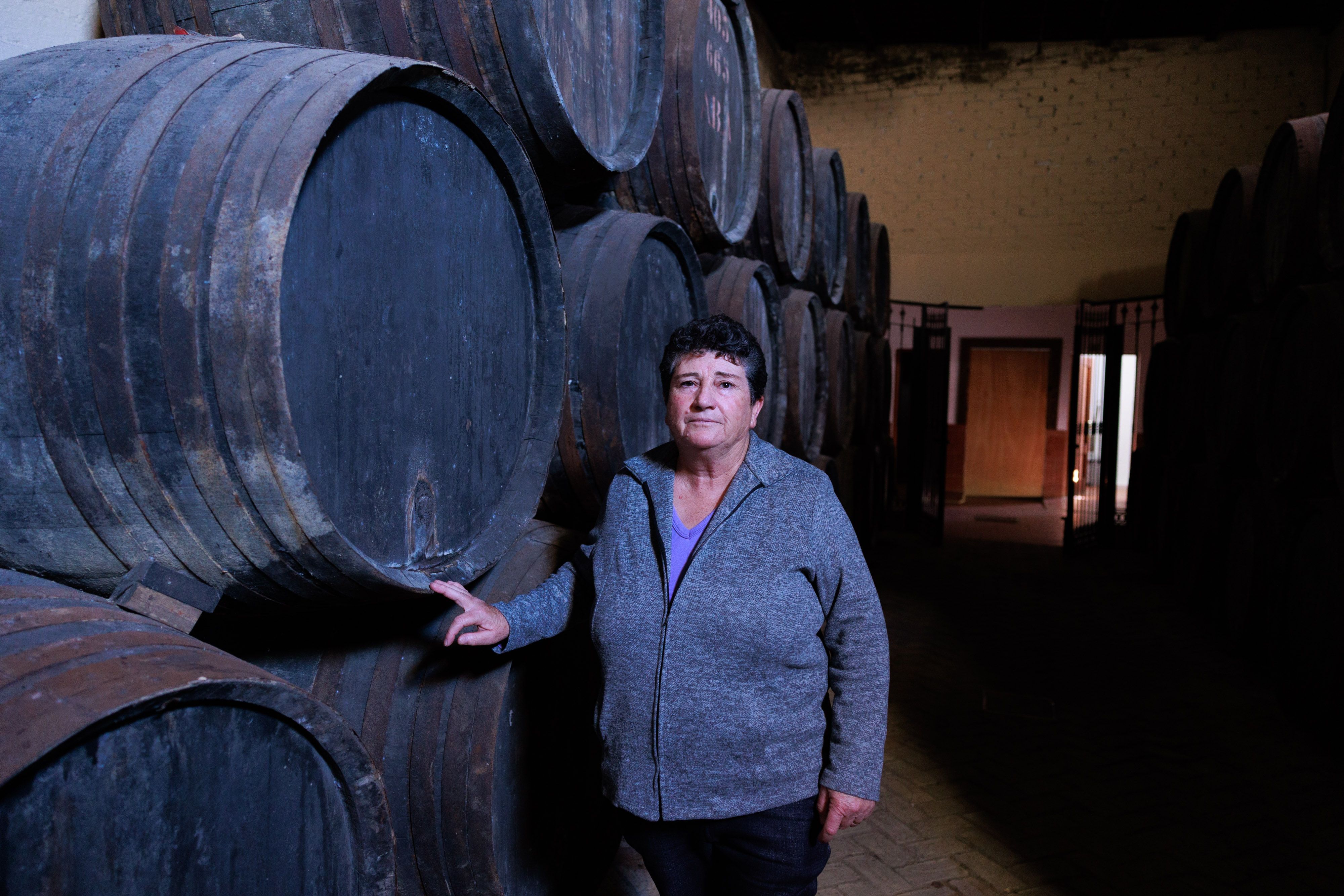Caridad Miranda en el museo de la cooperativa a la que pertenece. JUAN CARLOS TORO