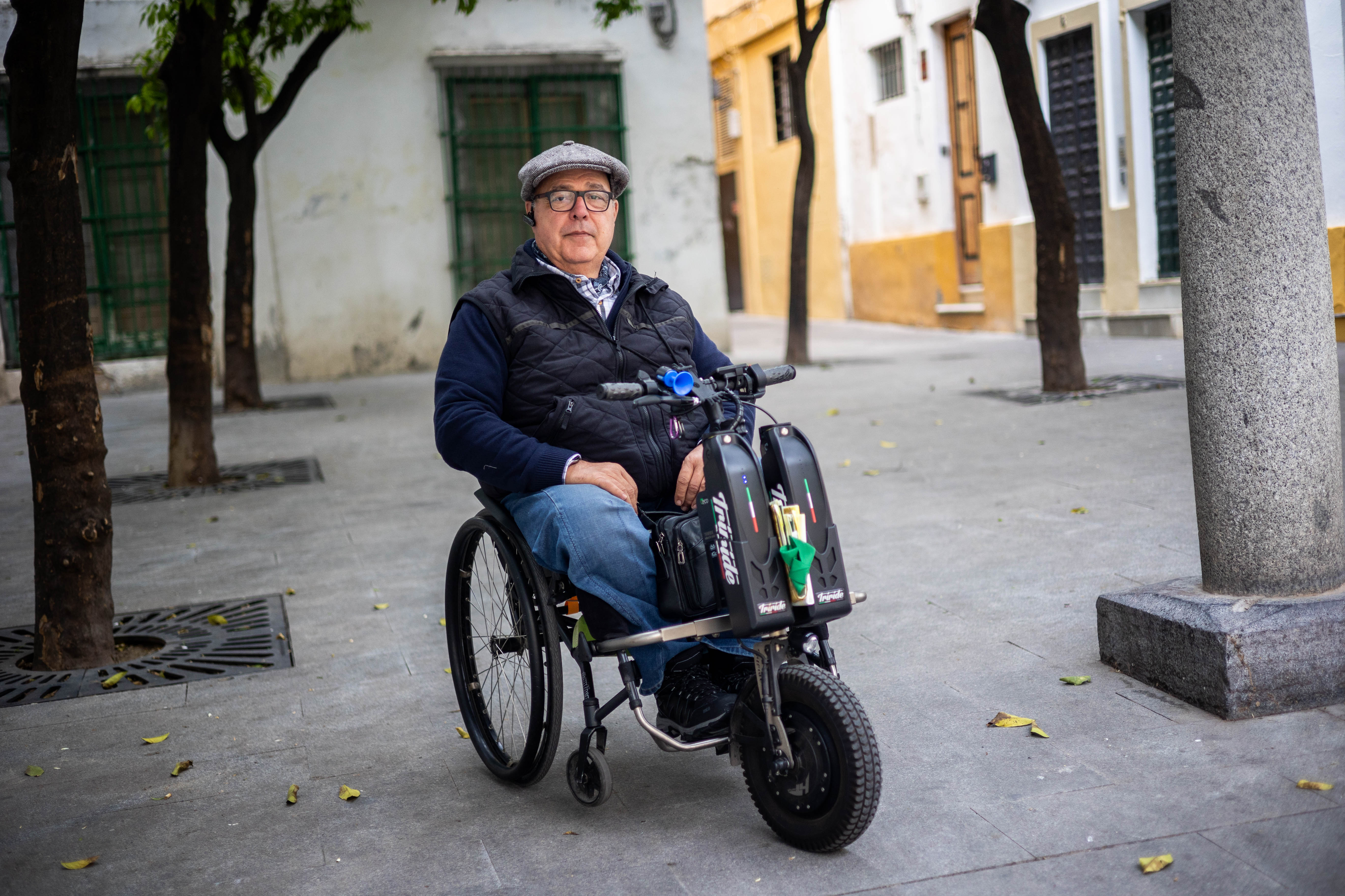 Jose Luis sufrió la polio cuando tenía poco más de tres años.