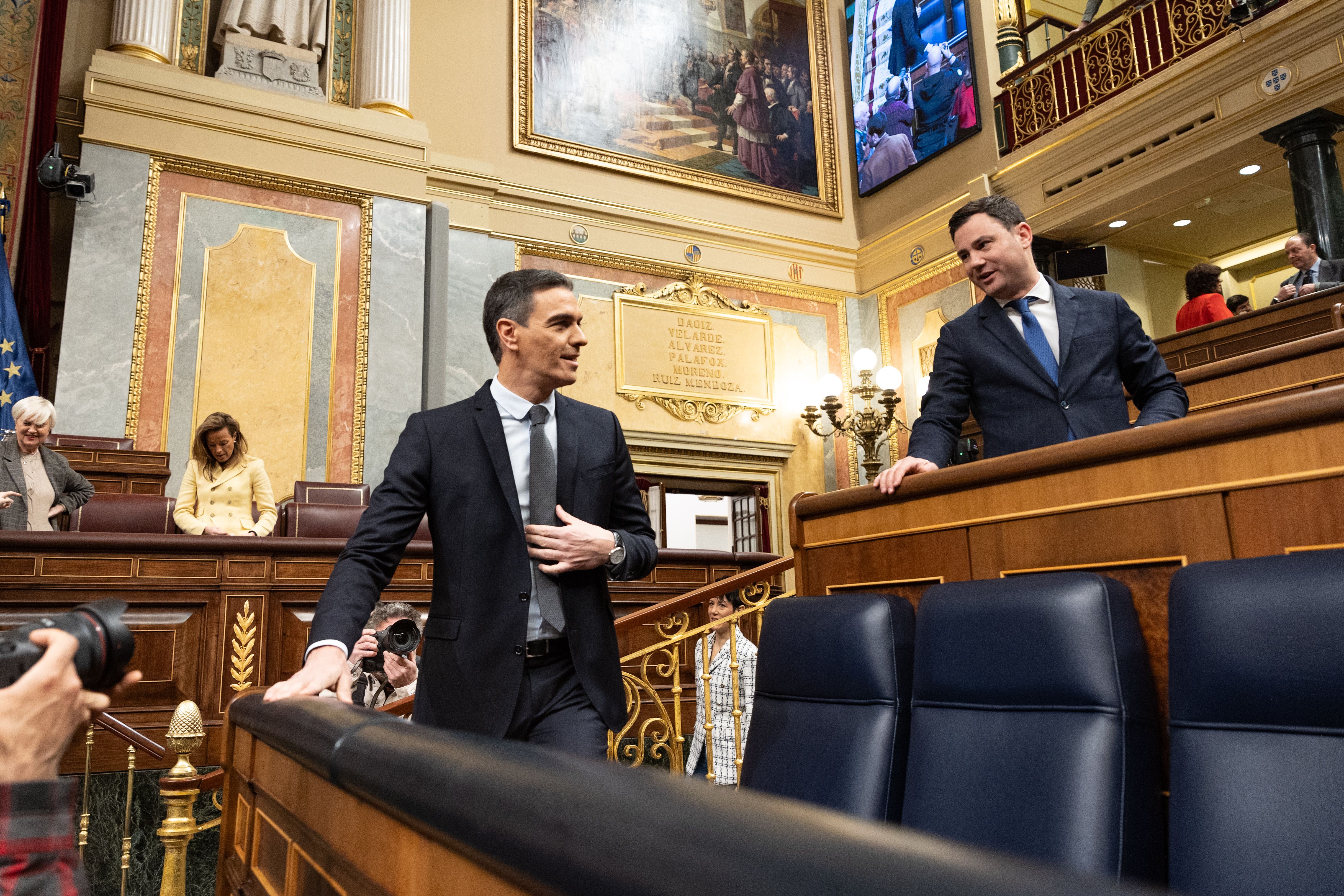 Pedro Sánchez en el Congreso.