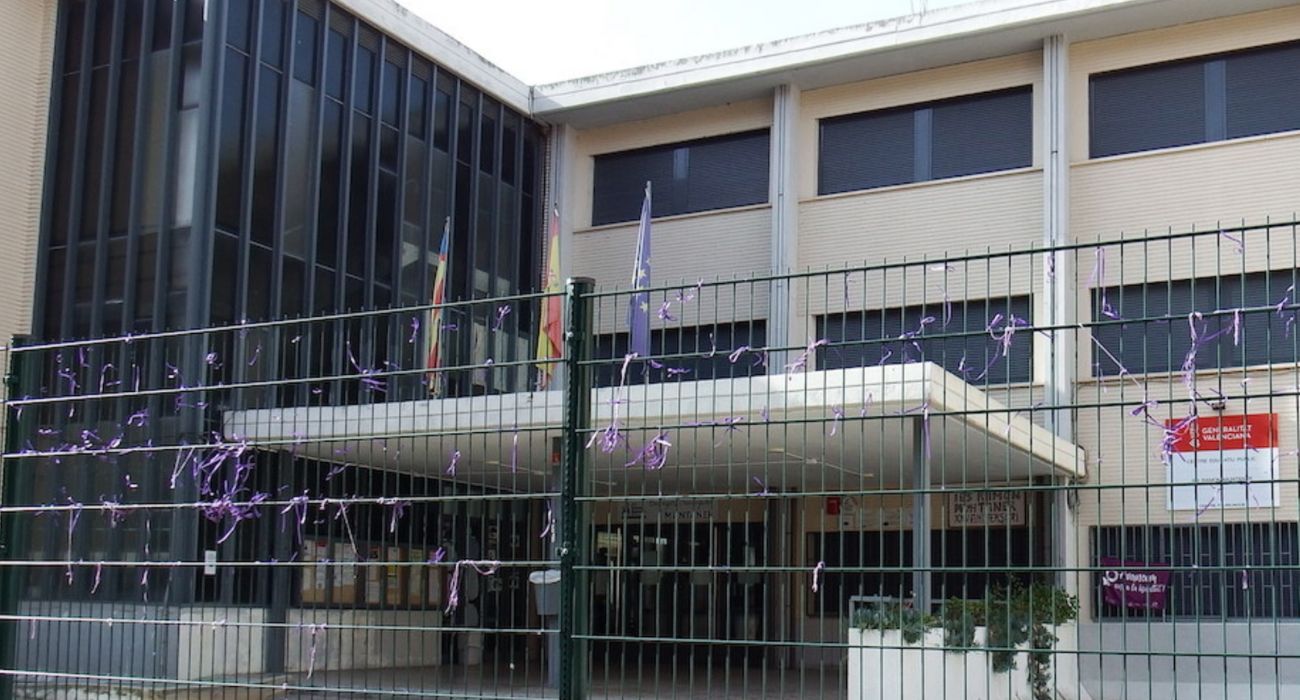 Instituto en el que ha tenido lugar la brutal agresión.