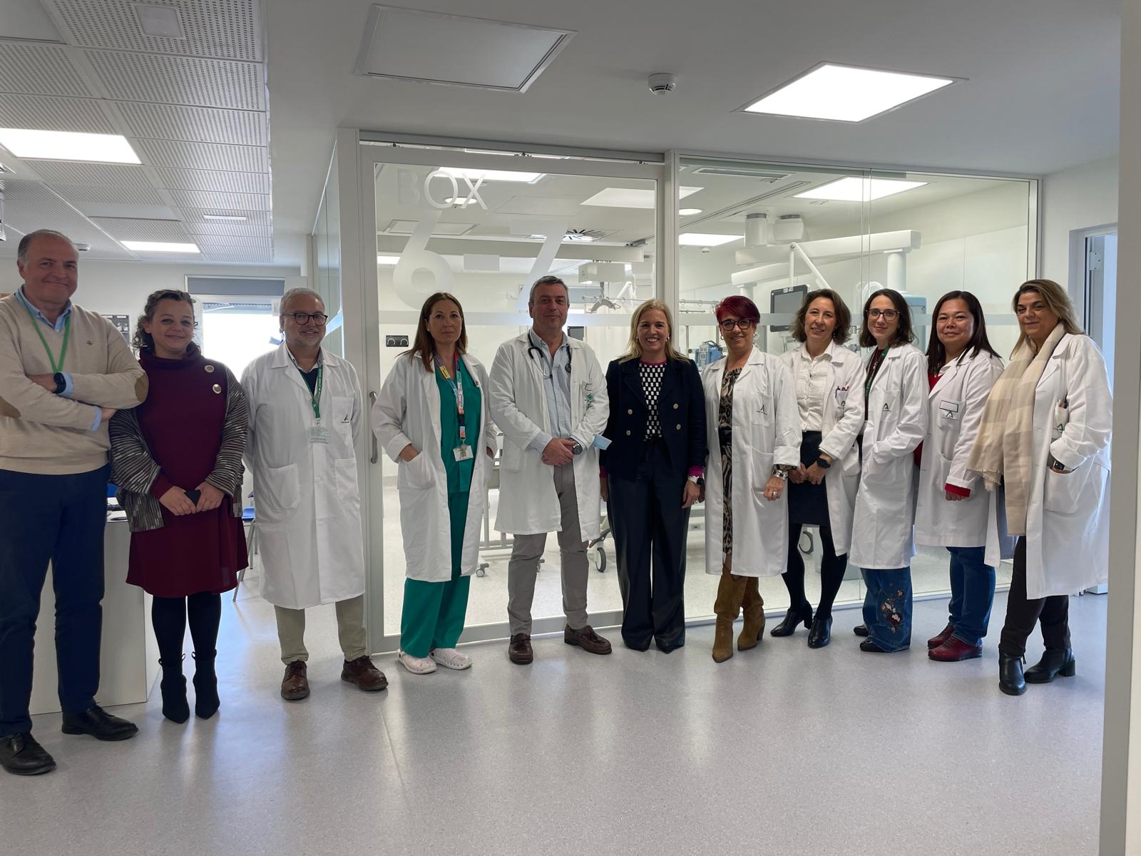 La inauguración de la UCI en el Hospital de Jerez.