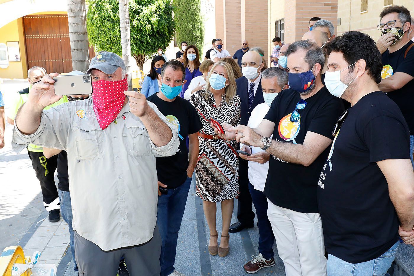 El chef en Marbella, uno de los centros de trabajo de la ONG en España.