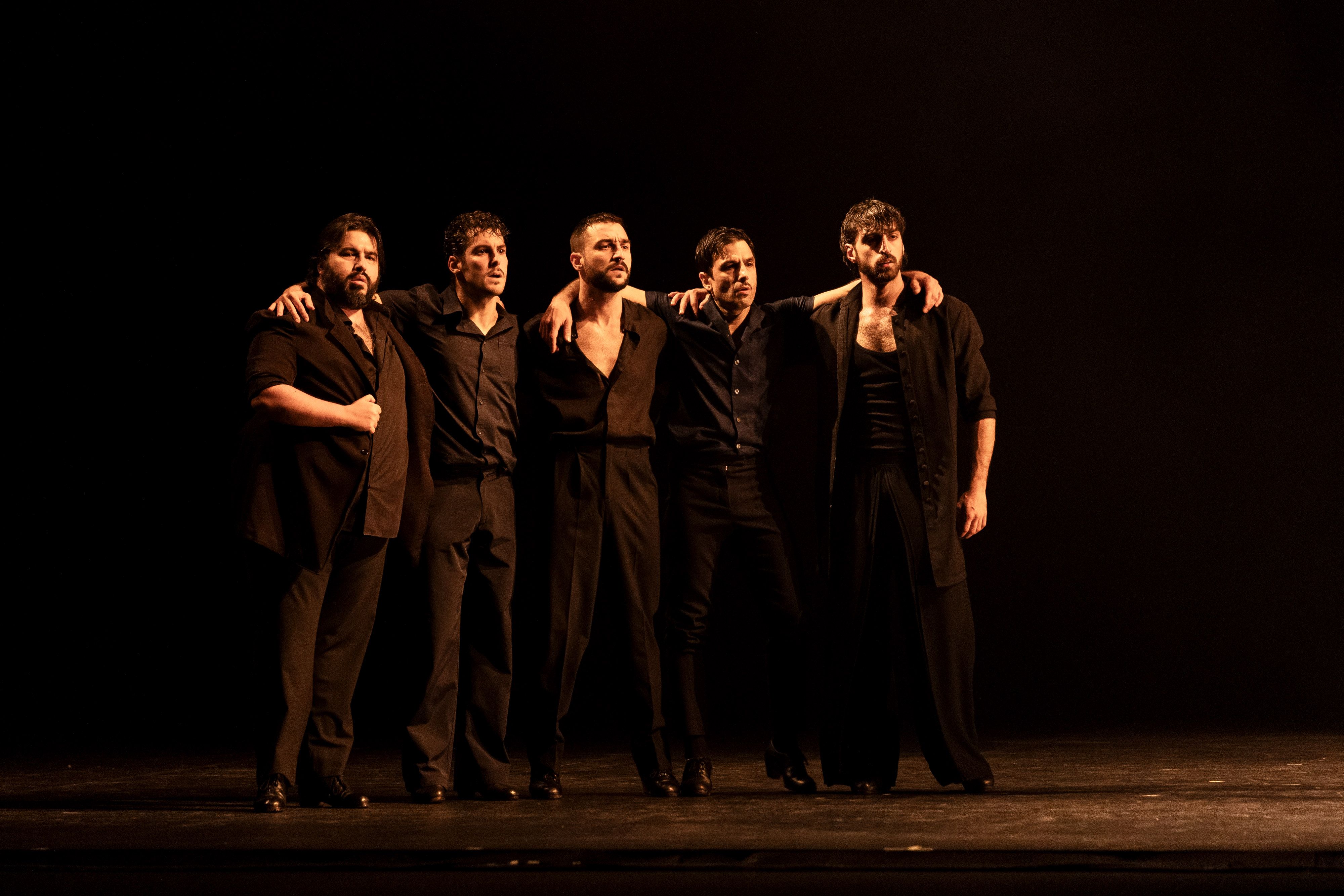 El espectáculo 'La Confluencia' de la compañía de Estévez/Paños, en el 28 Festival de Jerez