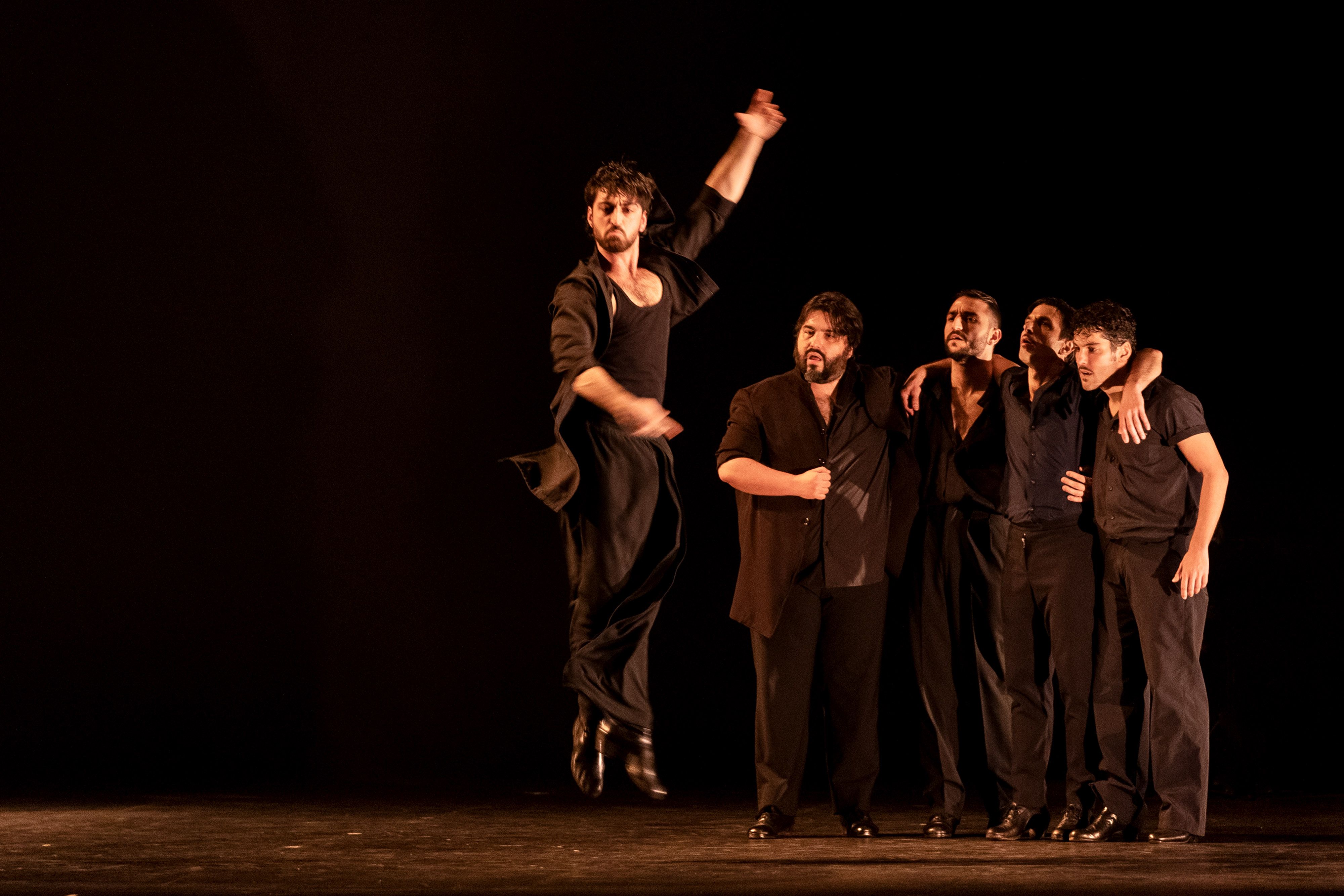 El espectáculo 'La Confluencia' de la compañía de Estévez/Paños, en el 28 Festival de Jerez