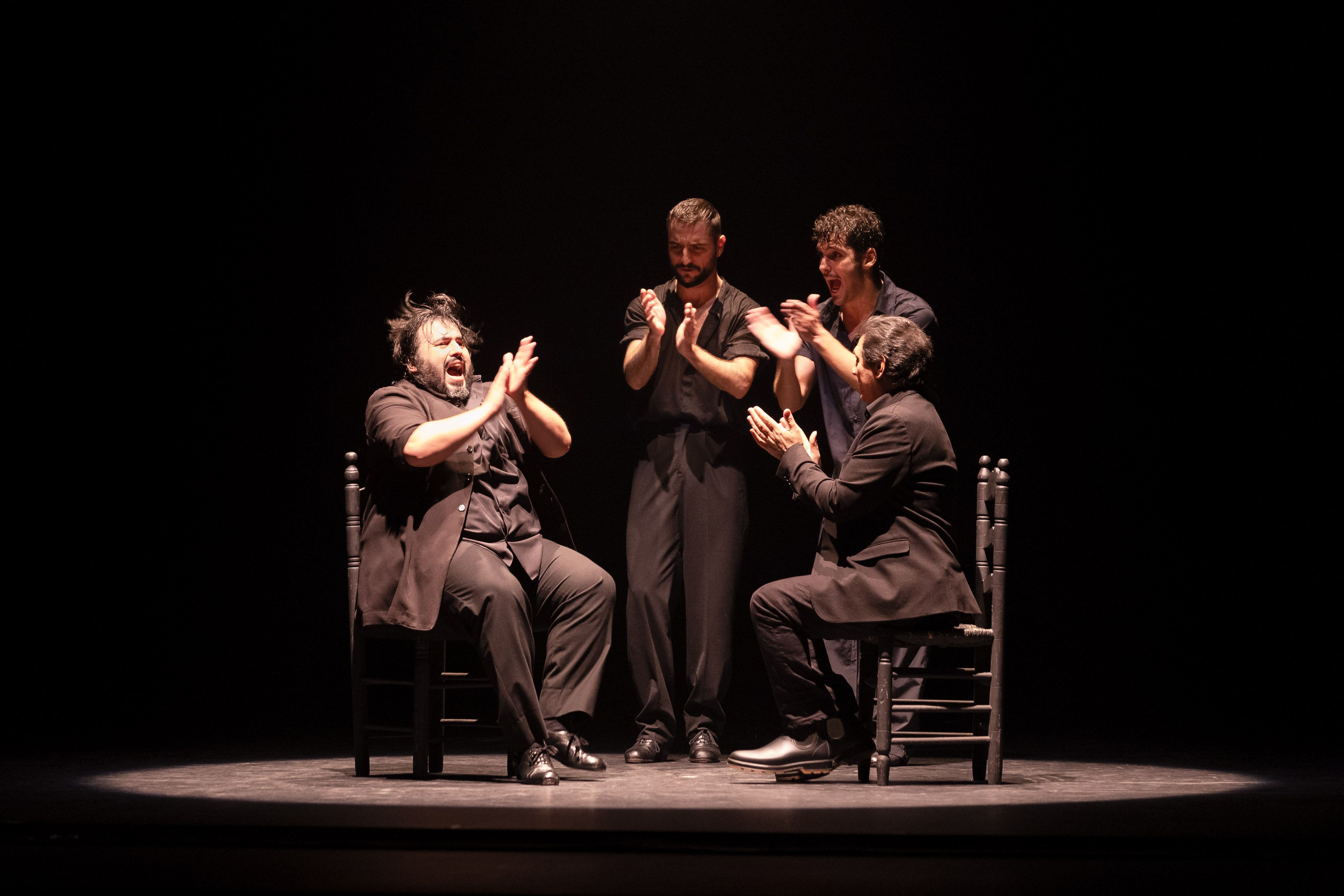 El espectáculo 'La Confluencia' de la compañía de Estévez/Paños, en el 28 Festival de Jerez