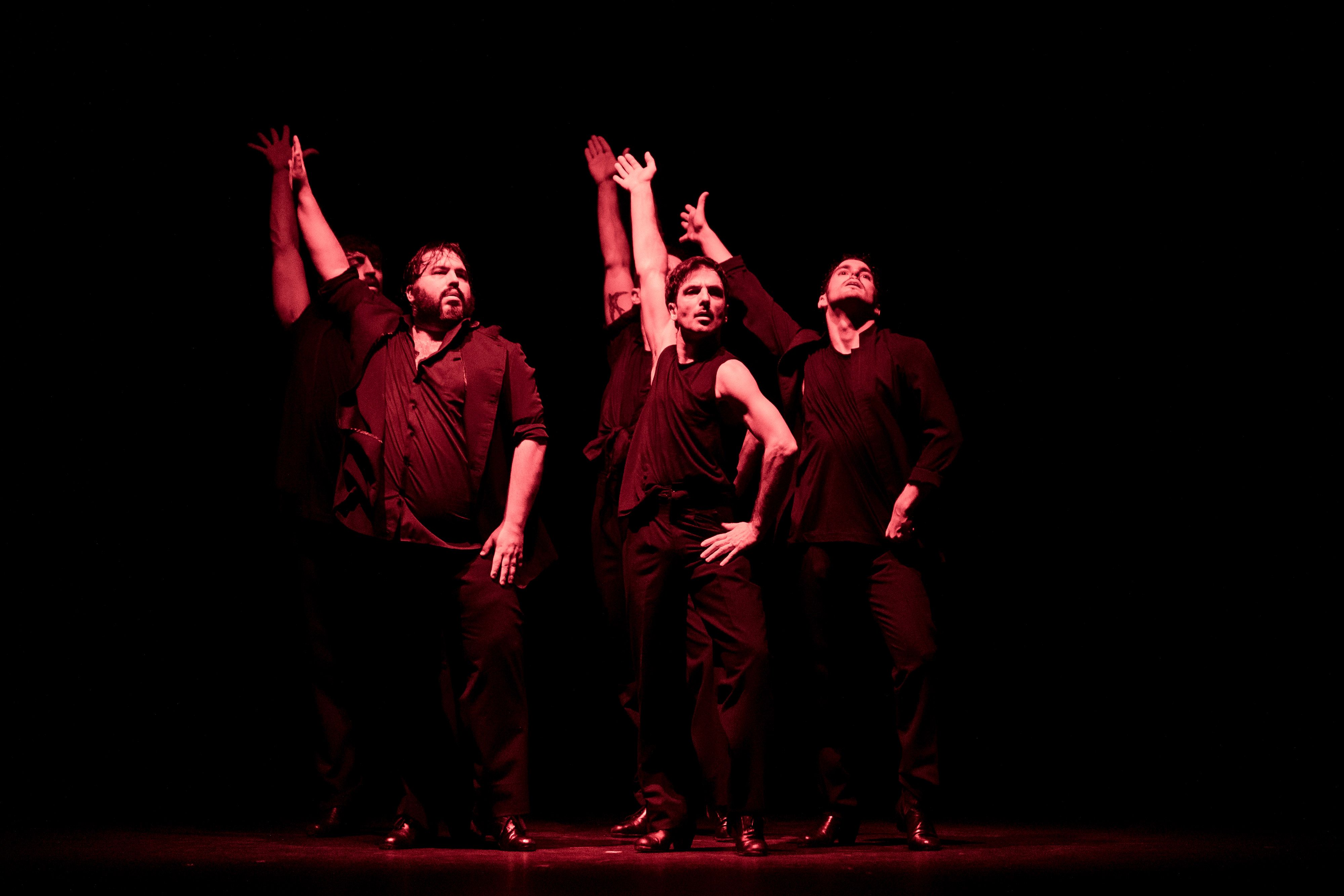 El espectáculo 'La Confluencia' de la compañía de Estévez/Paños, en el 28 Festival de Jerez