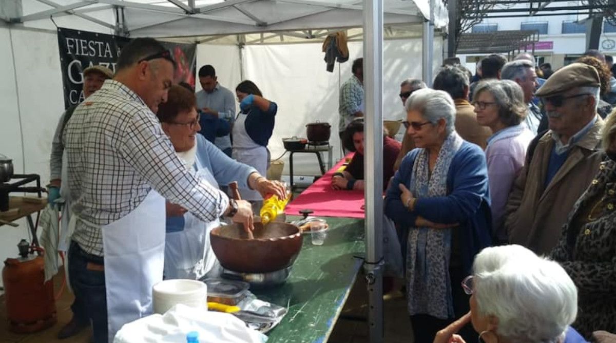 Fiesta del gazpacho caliente en Chiclana en una imagen de archivo.